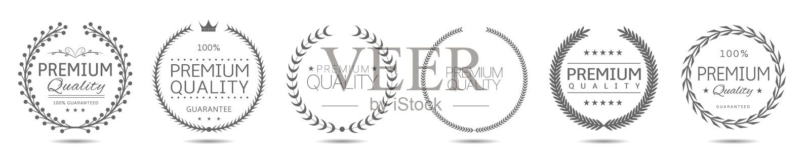 金花环图标插画图片素材