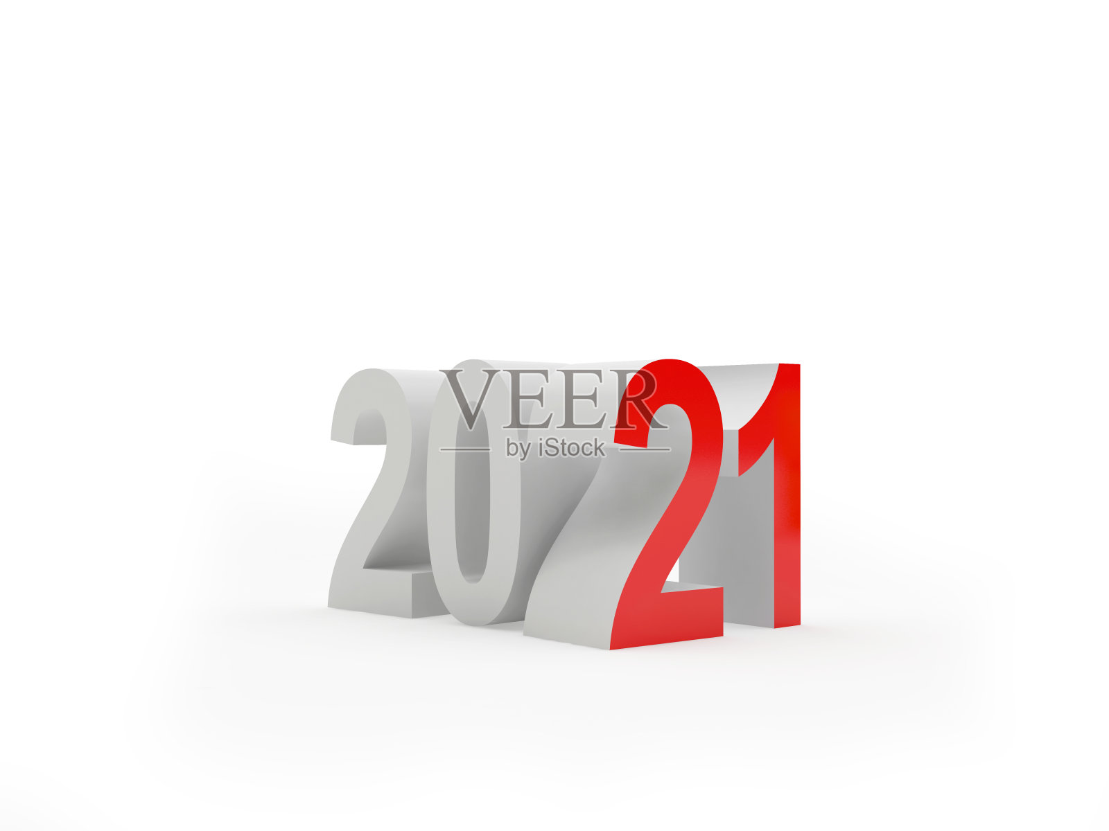 2021年红色数字是21照片摄影图片