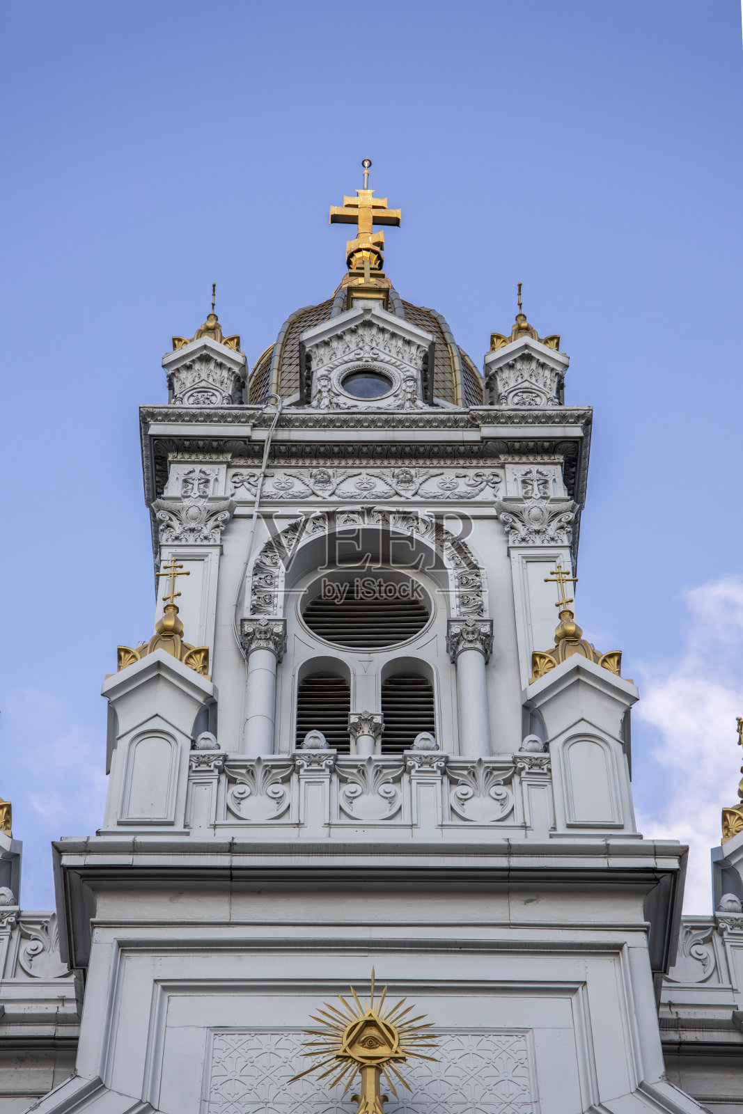 斯维蒂·斯特凡·丘奇是一座东正教教堂。照片摄影图片