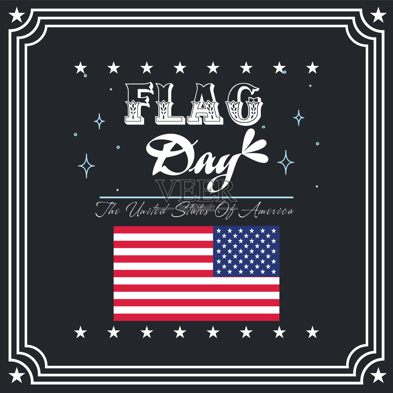 独立日快乐，7月4日插画图片素材