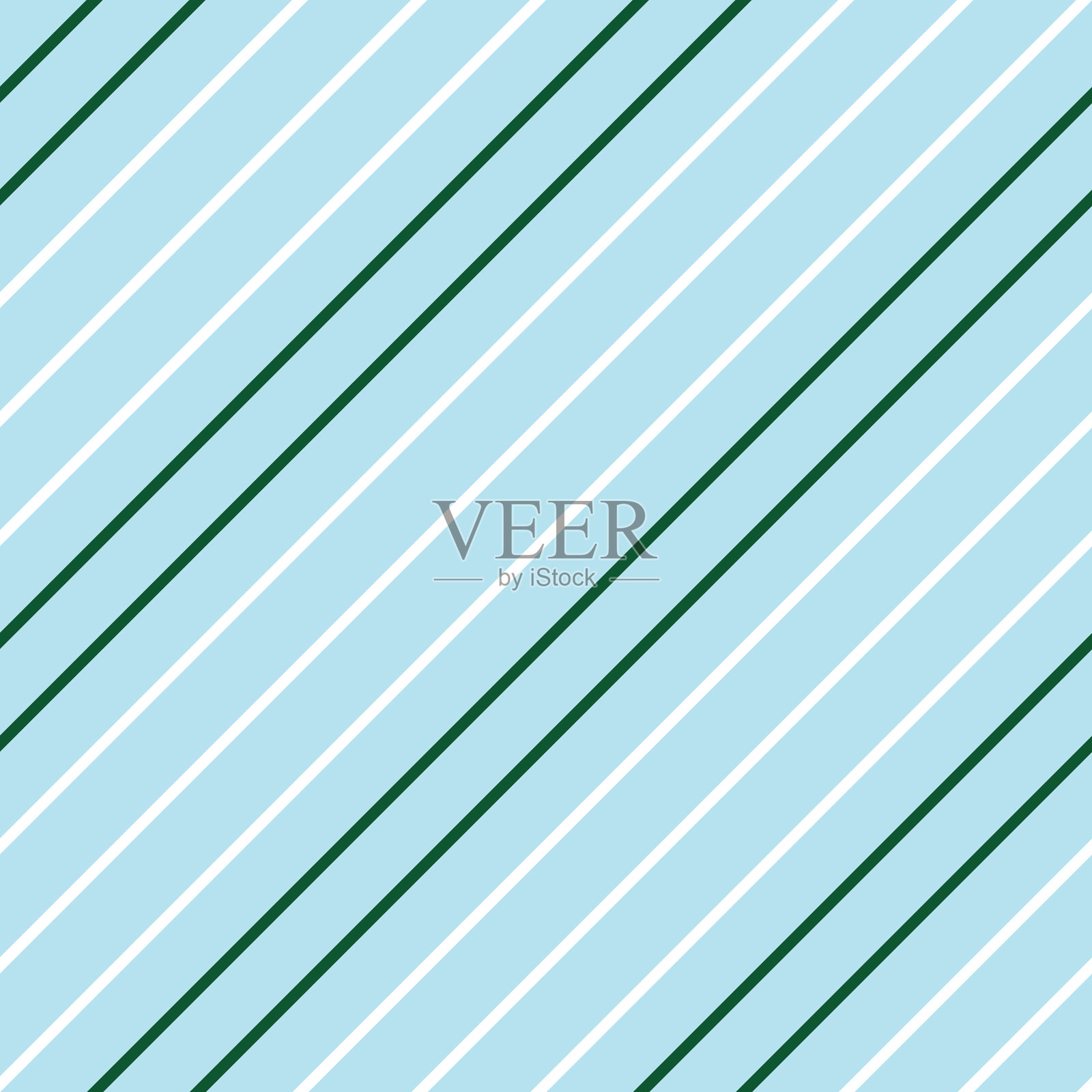 天蓝色条纹无缝图案背景中插画图片素材