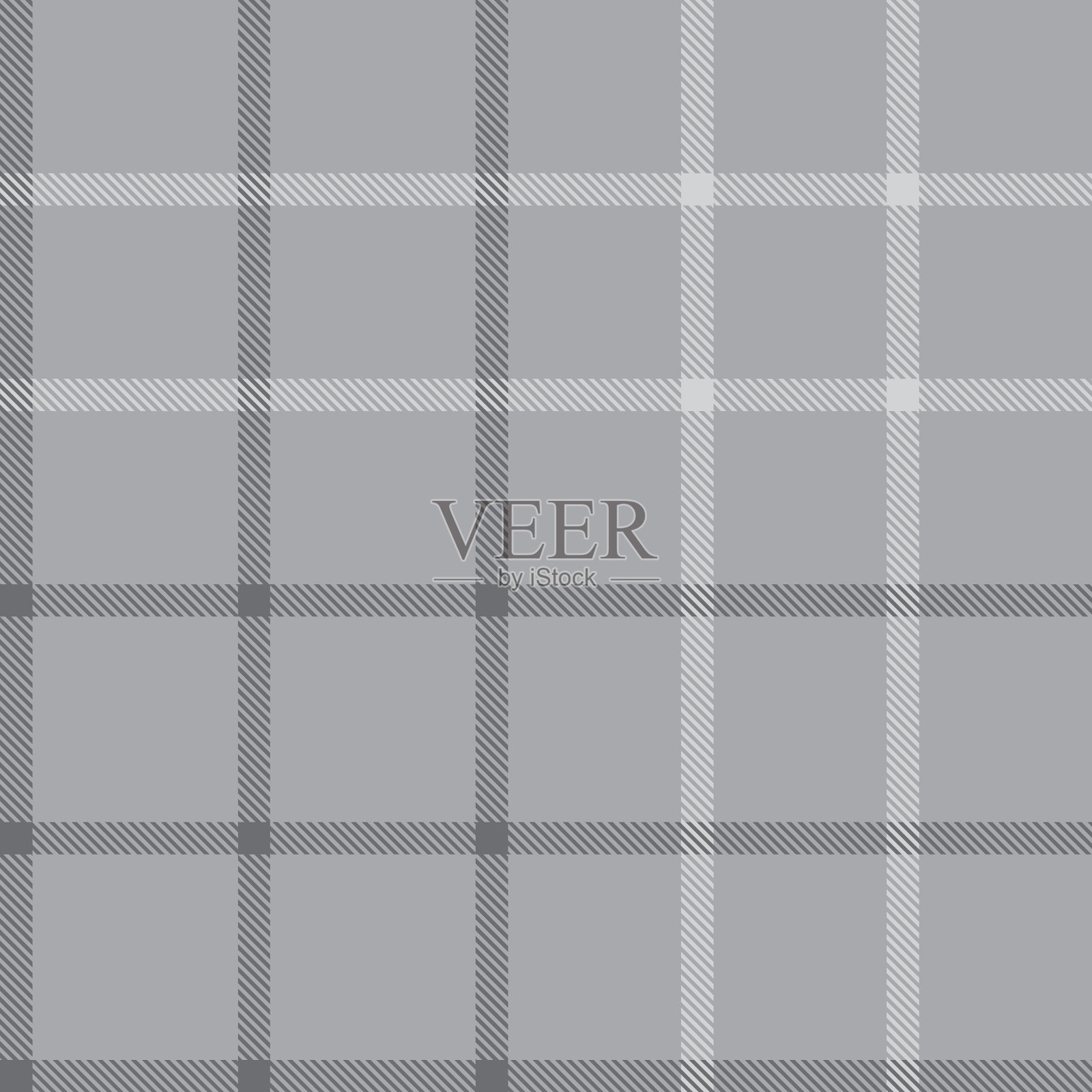 灰色格子花格无缝图案插画图片素材