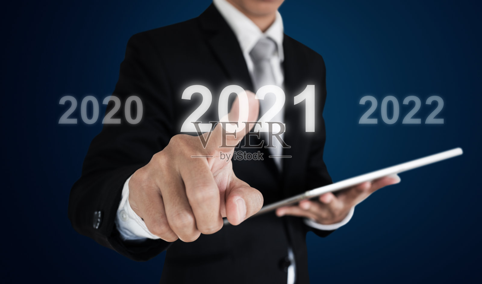 商人向2021年施压照片摄影图片