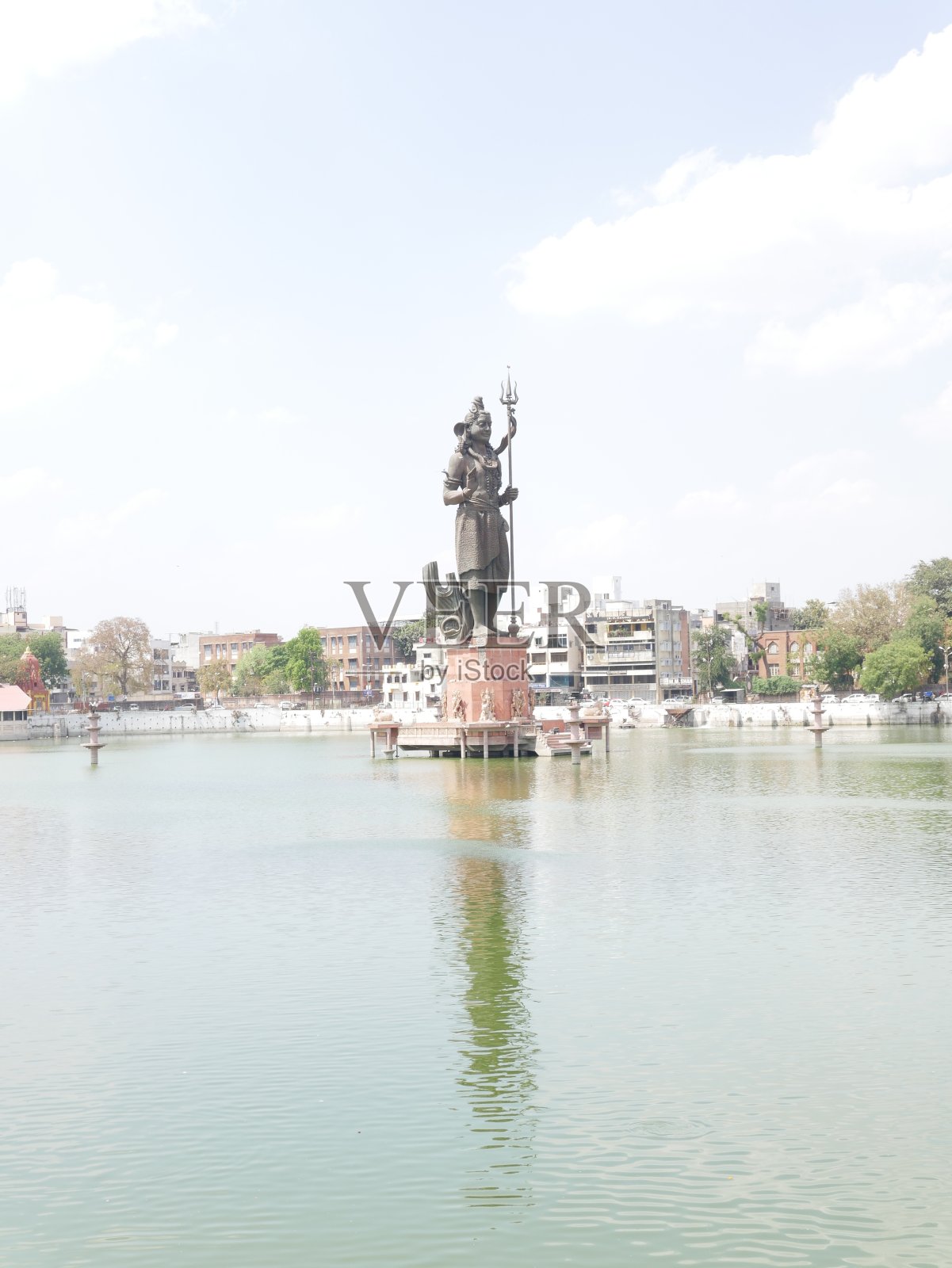 印度古吉拉特邦巴罗达湿婆纪念碑照片摄影图片