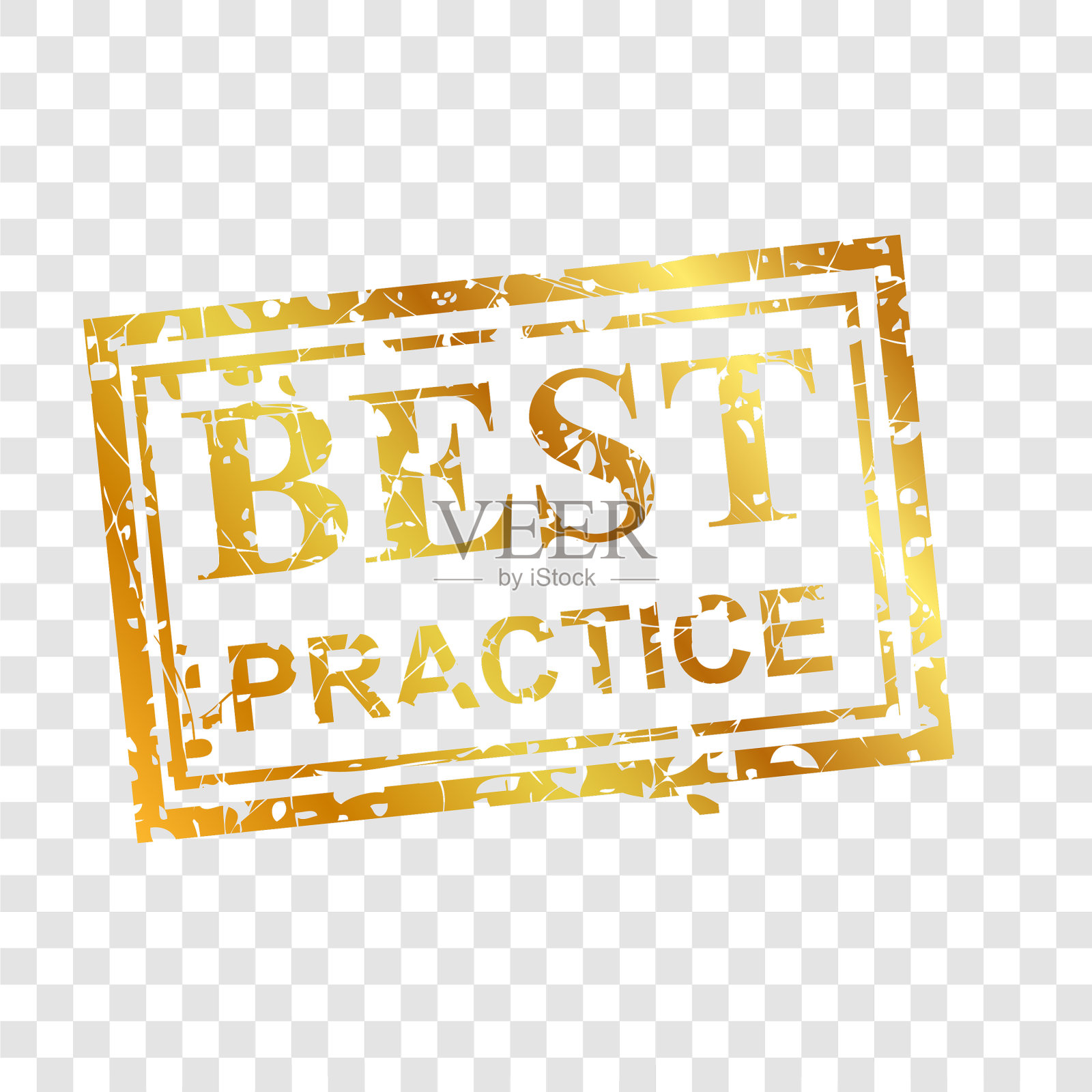 简单的最佳实践风格条纹金色橡胶插画图片素材