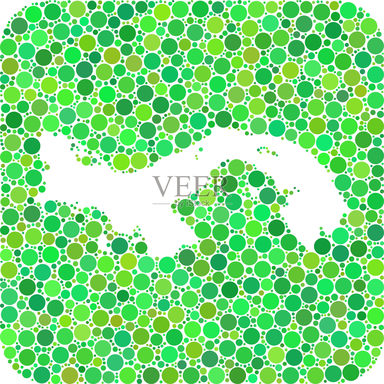 地图巴拿马-虚线马赛克与减去插画图片素材