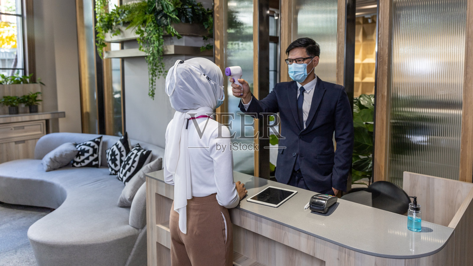 商业新常态与技术照片摄影图片