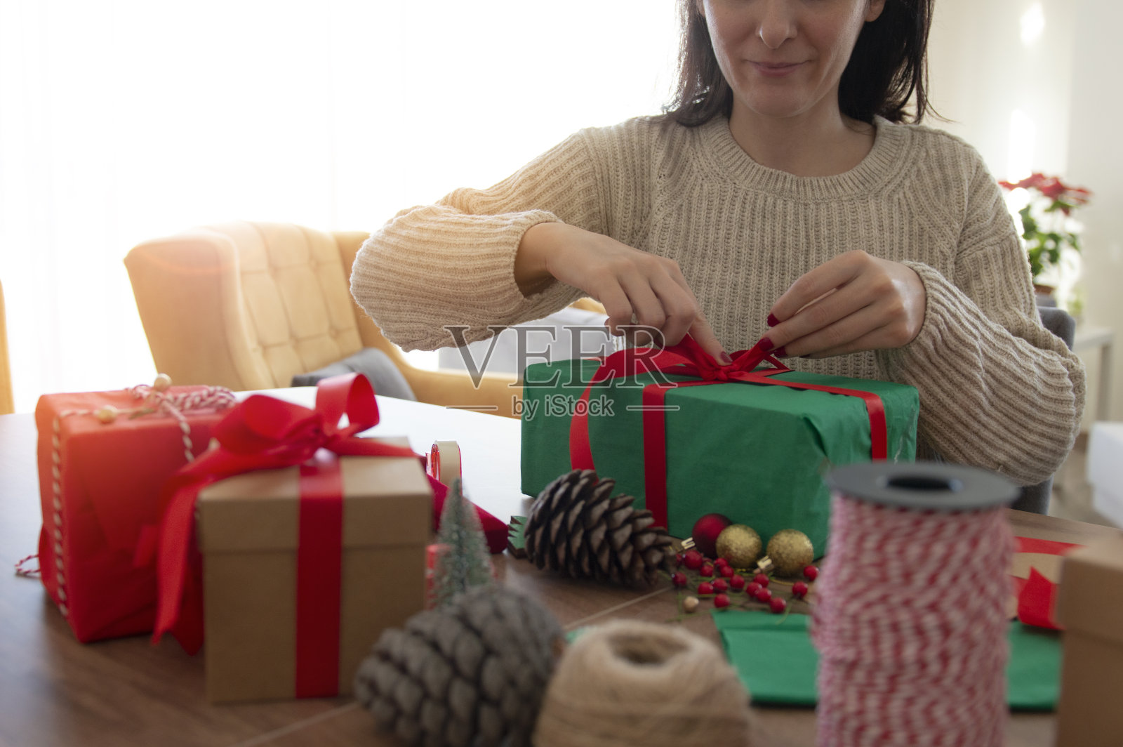 包装礼物照片摄影图片