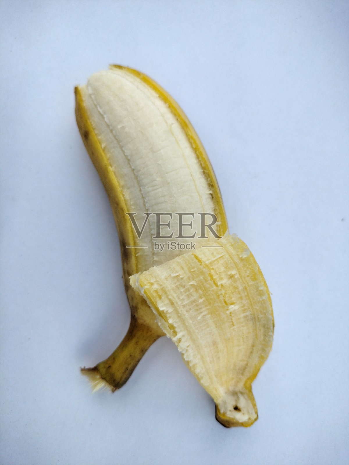 白色香蕉皮照片摄影图片