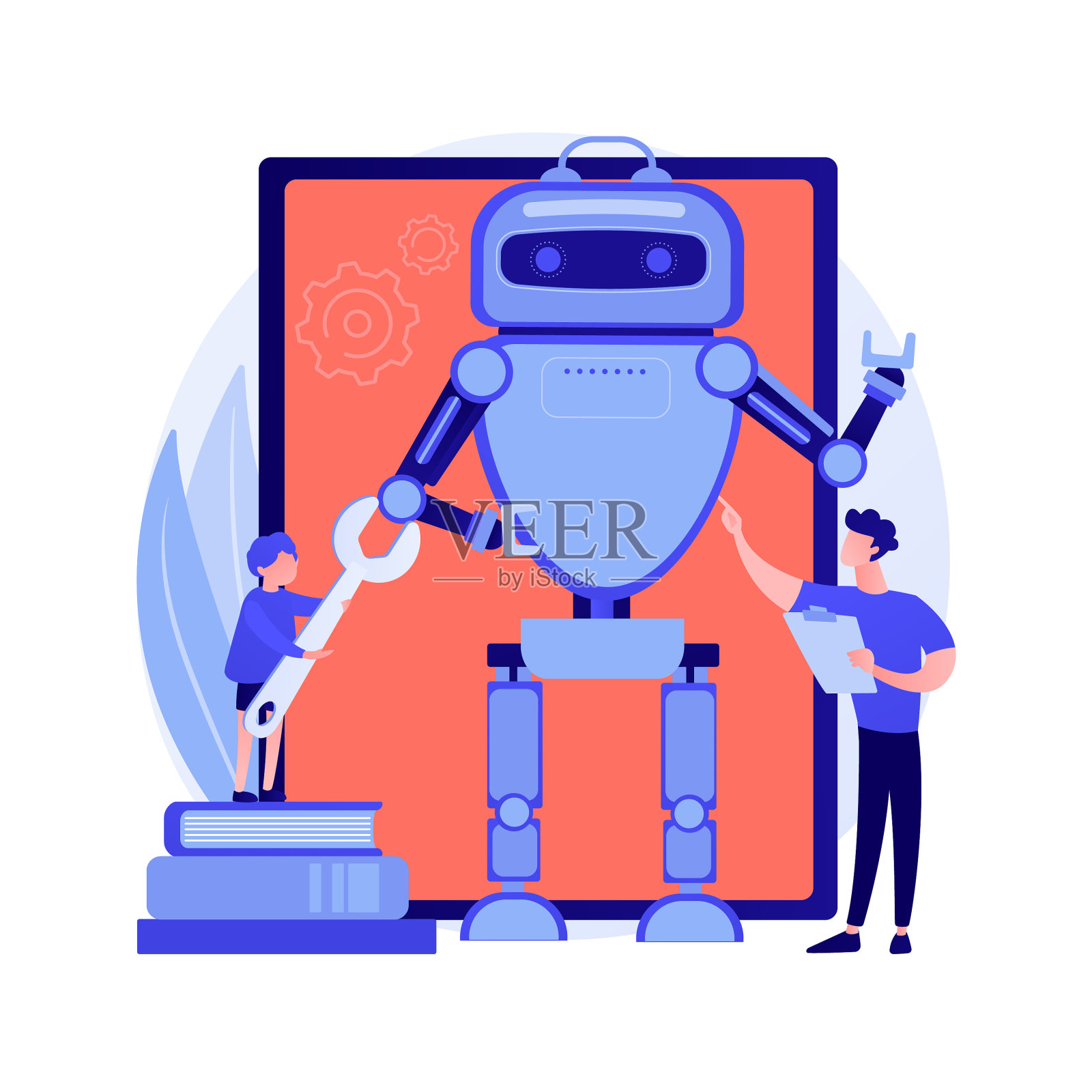 机器人机械手概念隐喻设计元素图片