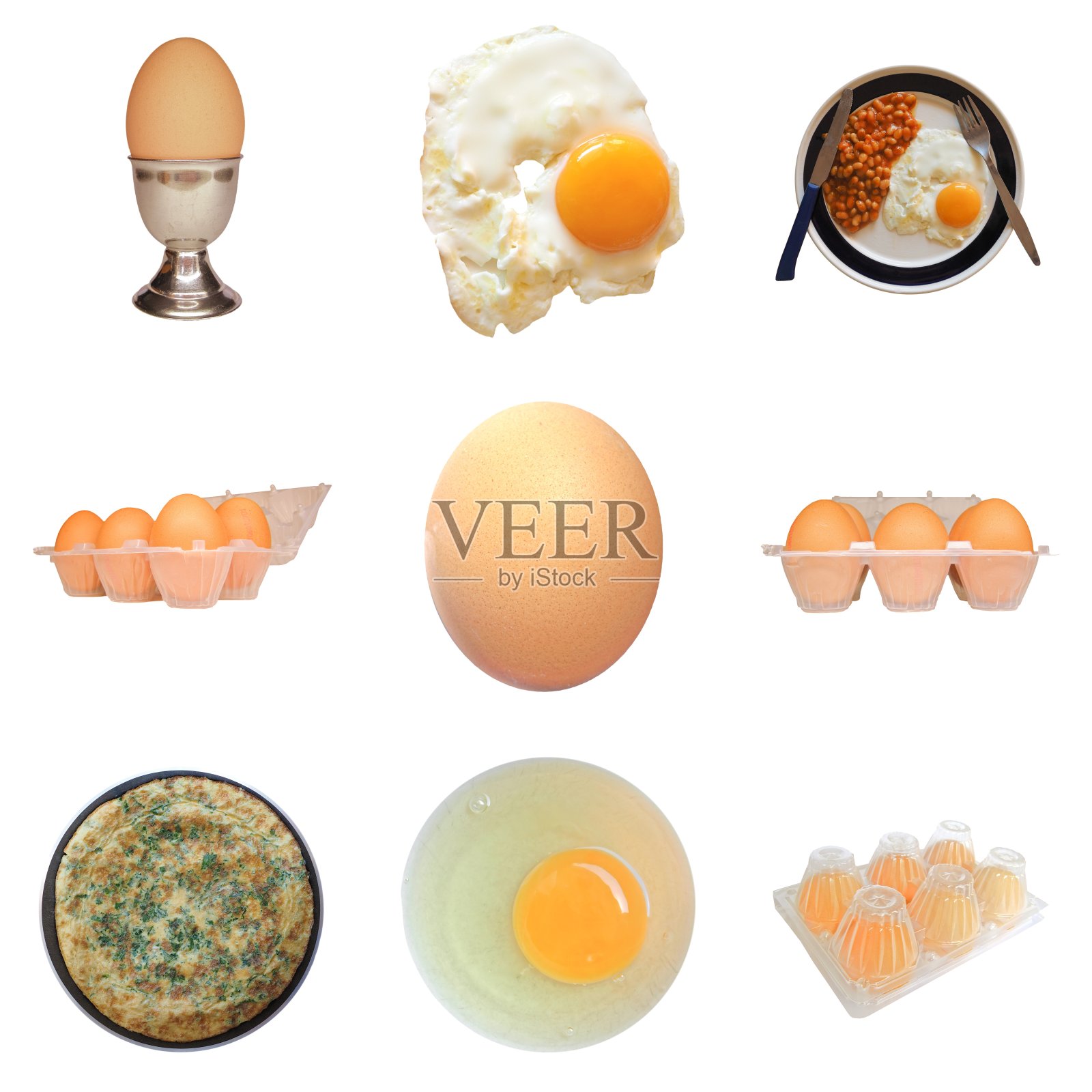 鸡蛋食品拼贴照片摄影图片