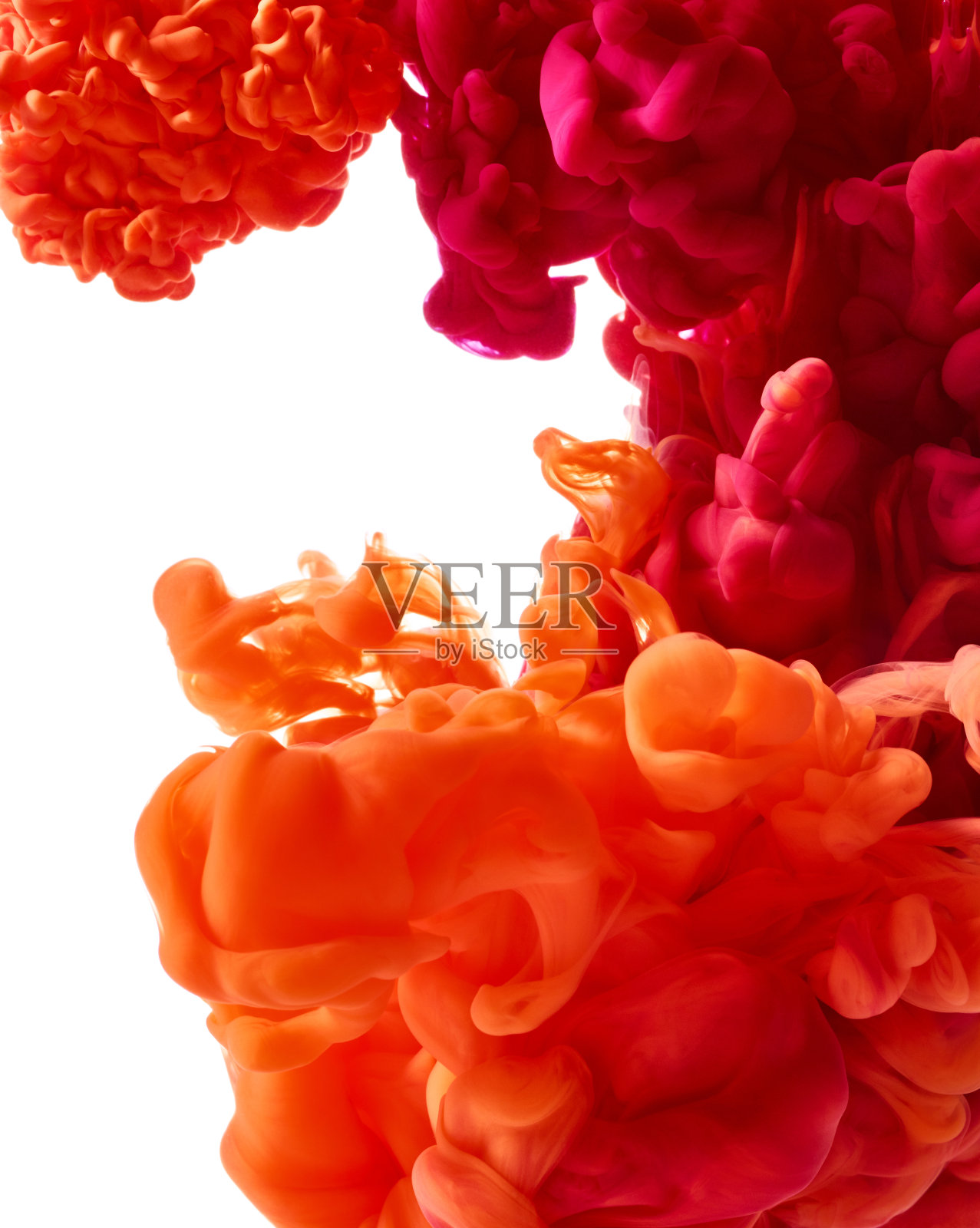 抽象墨水在水中照片摄影图片