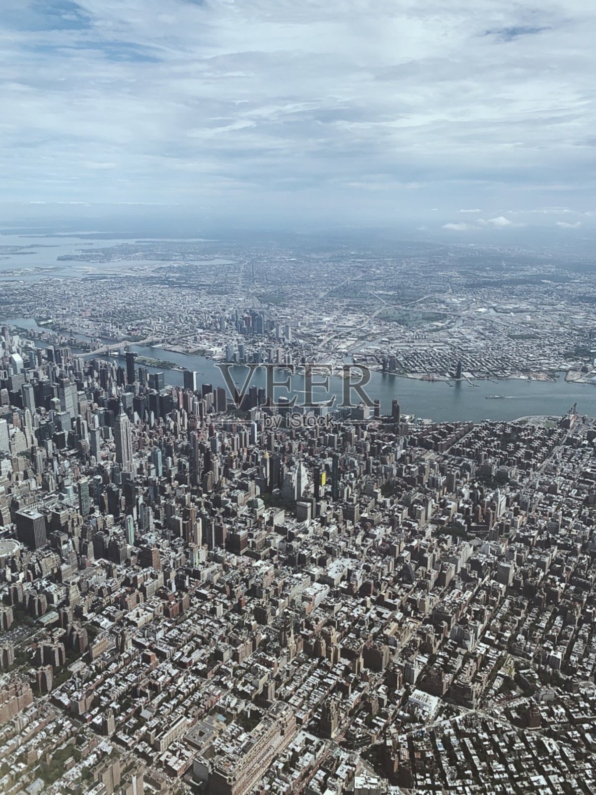 纽约市鸟瞰图照片摄影图片