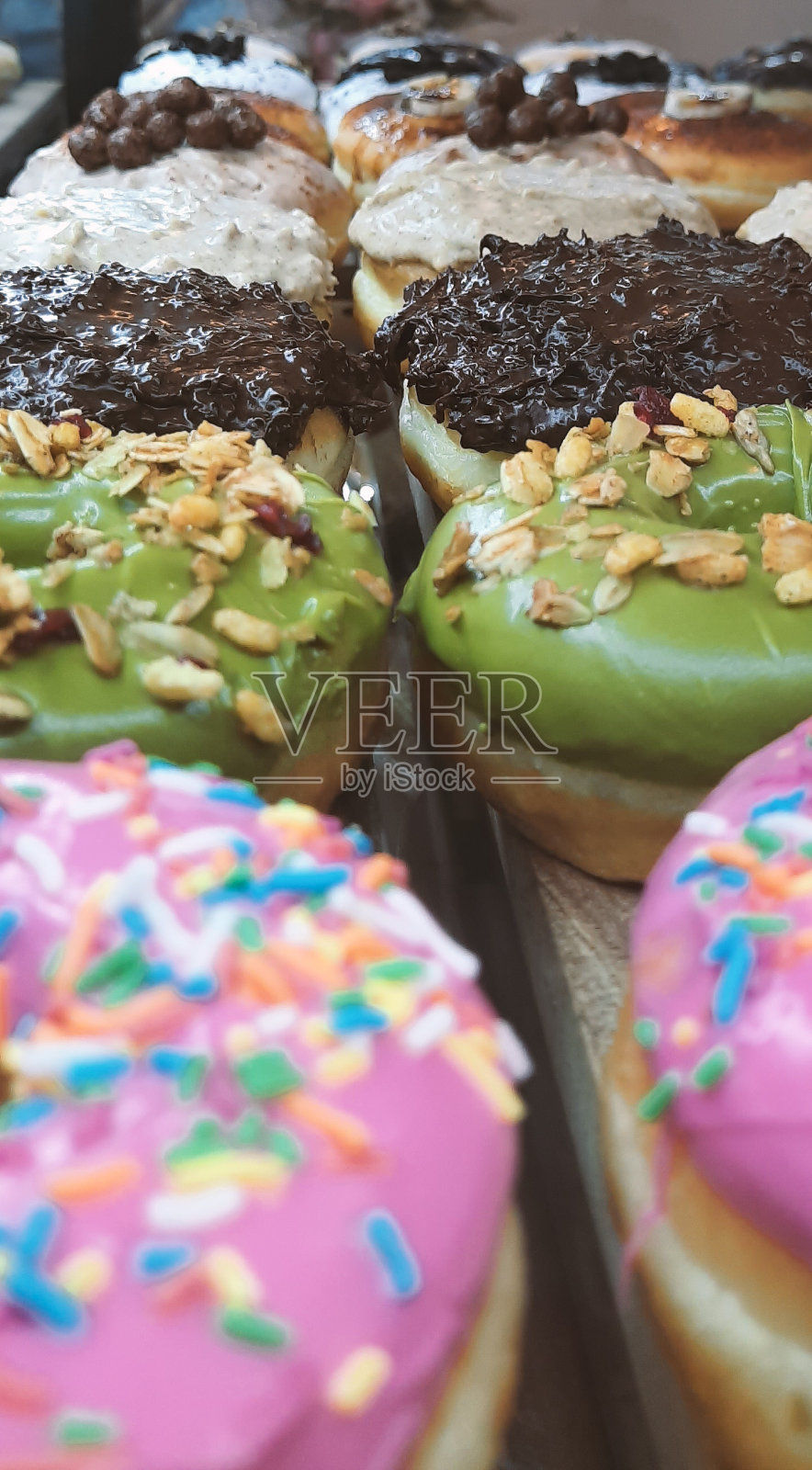 甜甜圈照片摄影图片