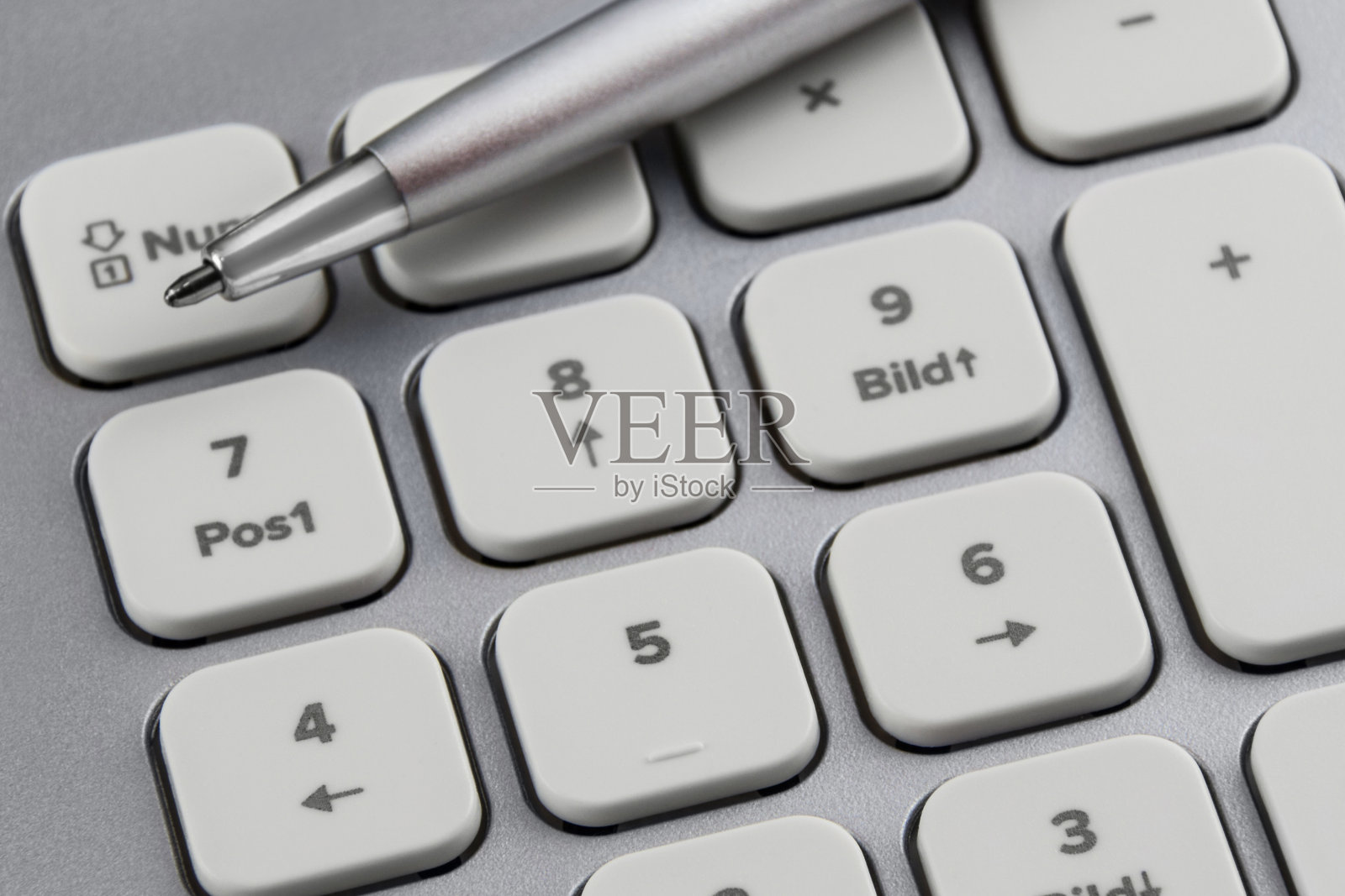 德国PC键盘关闭照片摄影图片