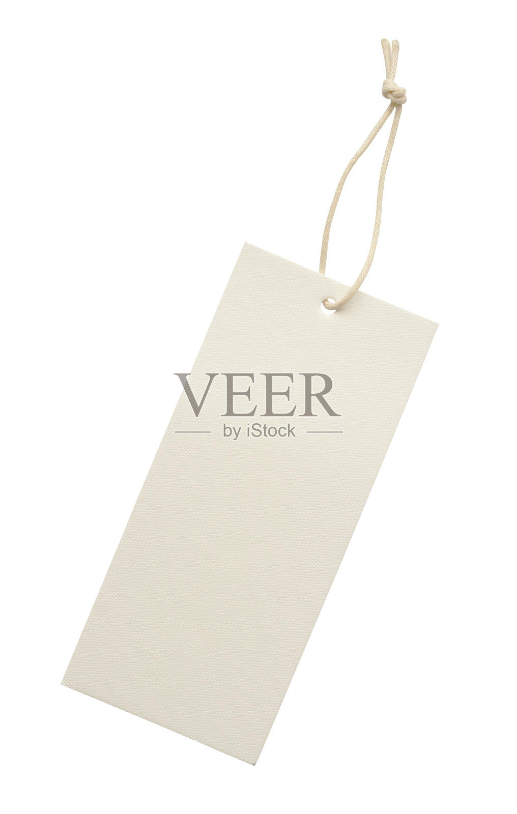 空白价格标签与线孤立在白色背景照片摄影图片