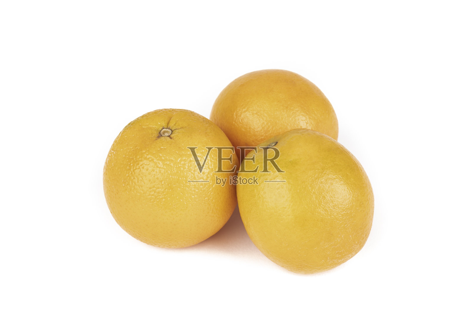 在白色背景上孤立的一组橙子照片摄影图片