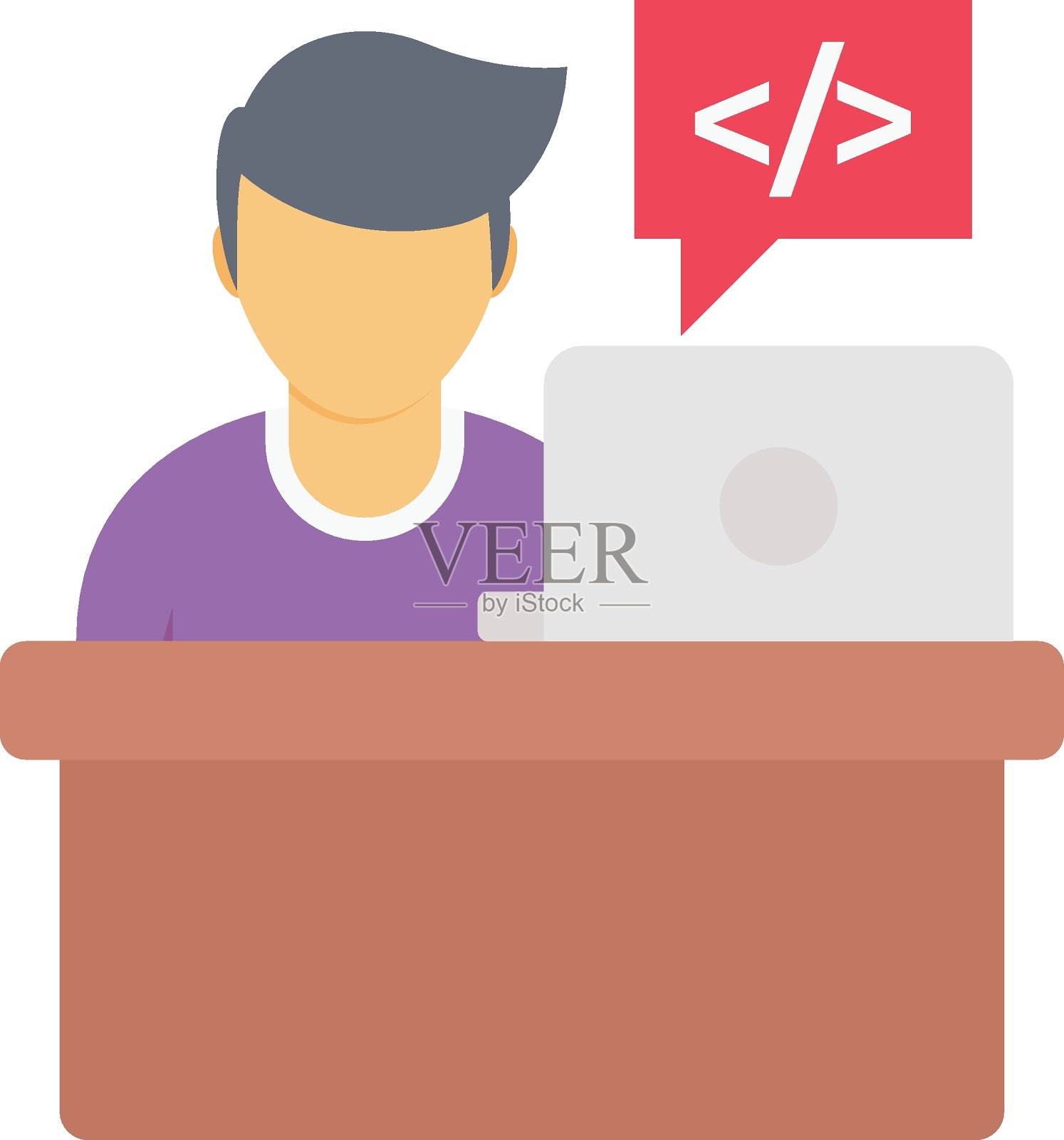 工作插画图片素材