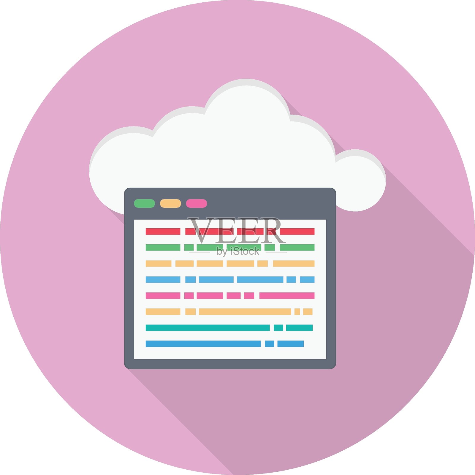 云的网页插画图片素材