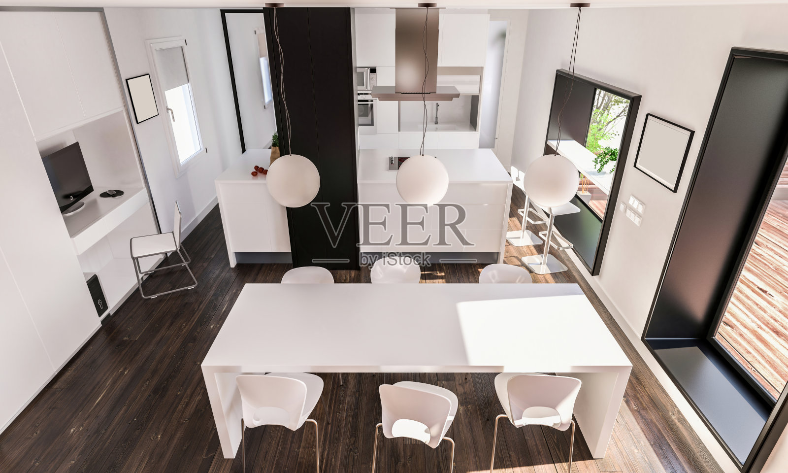 家庭室内餐厅照片摄影图片