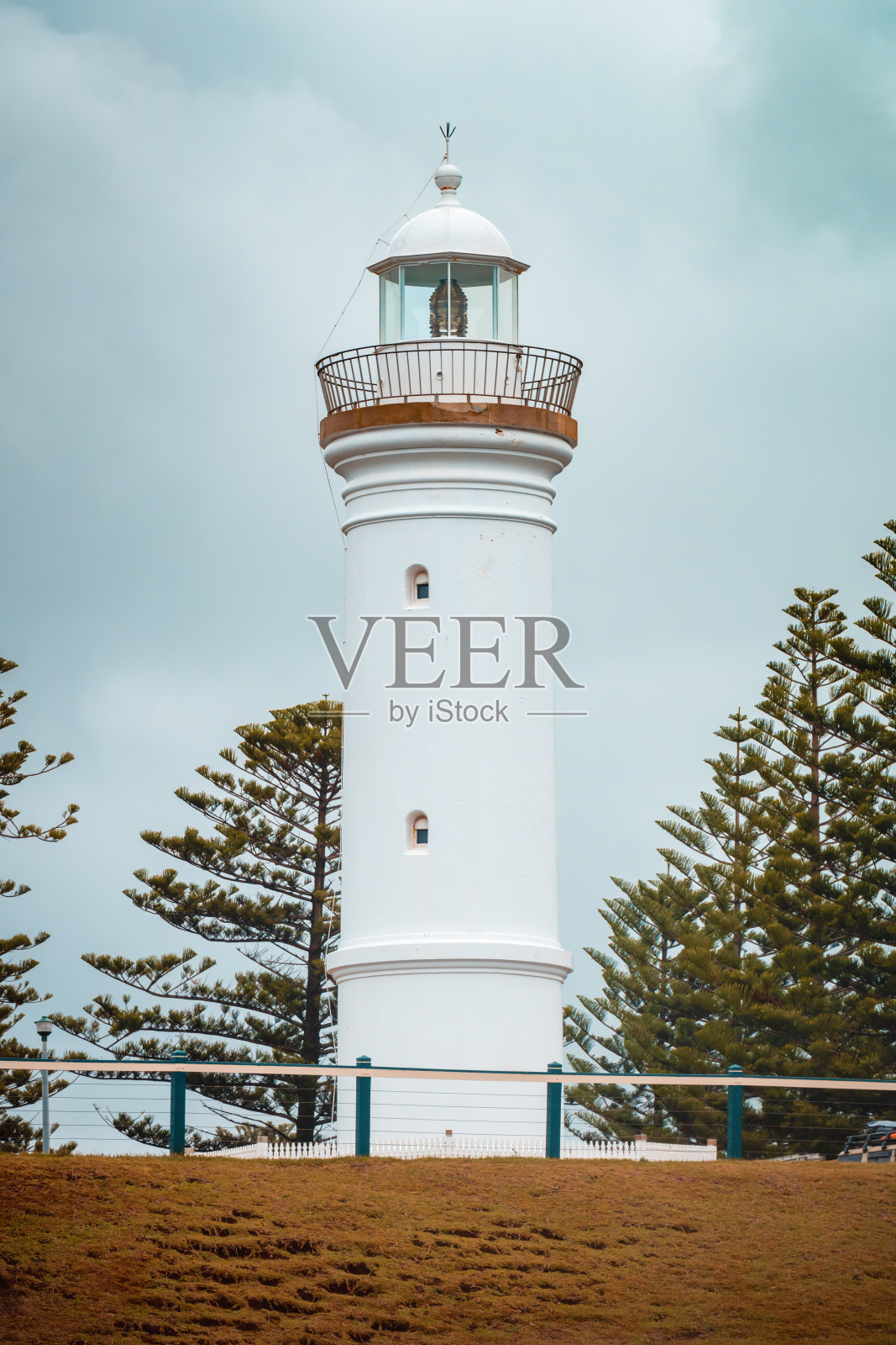 位于澳大利亚南部基亚马的灯塔照片摄影图片