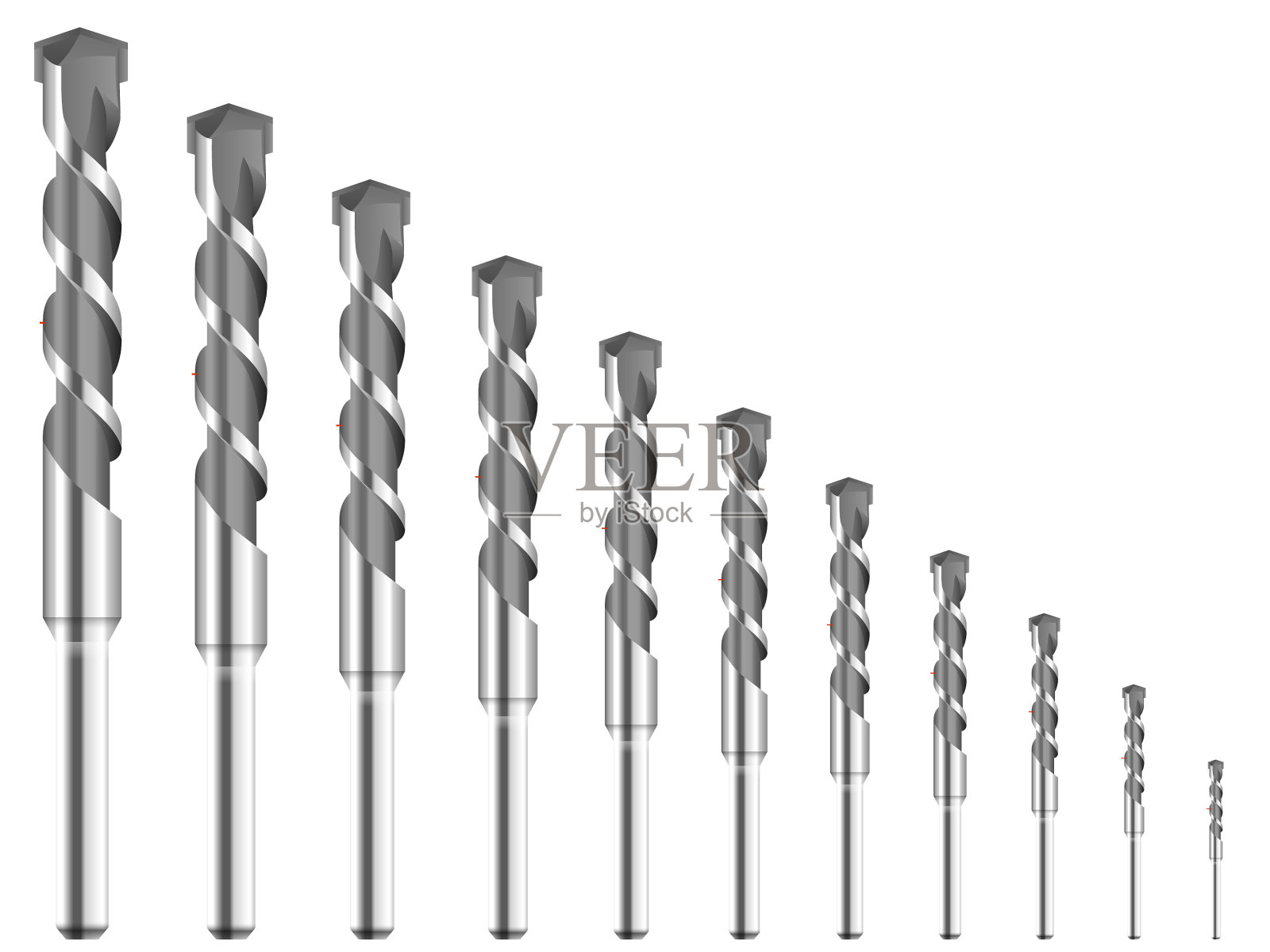 钻头插画图片素材