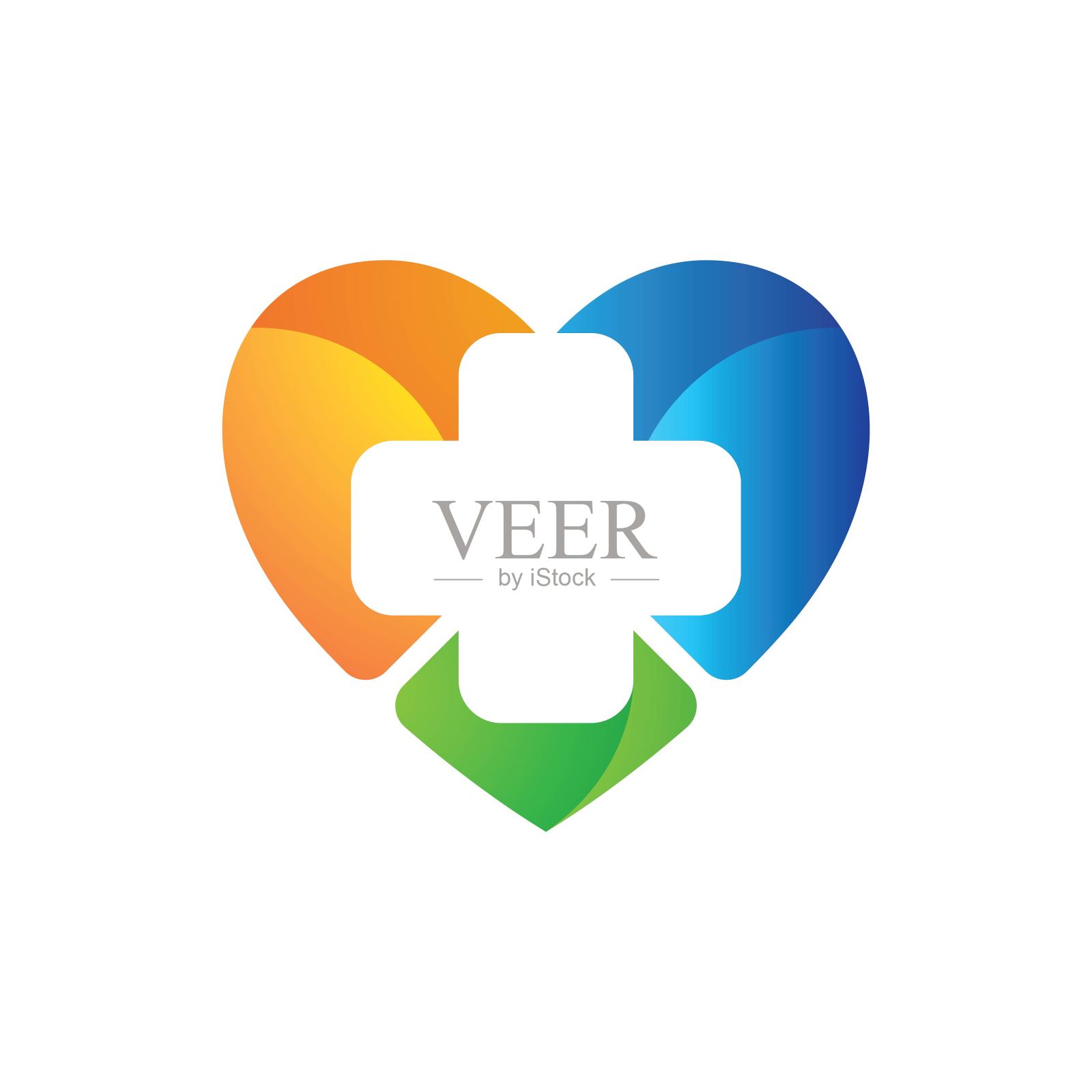 医疗标志形象插画图片素材