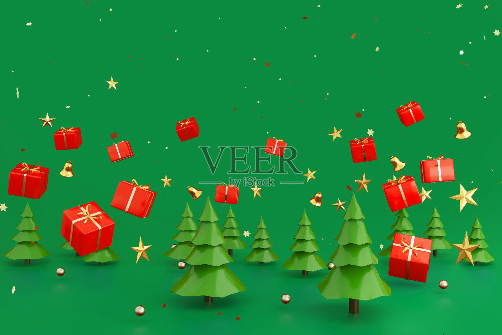 圣诞背景文字输入。背景颜色是绿色。照片摄影图片