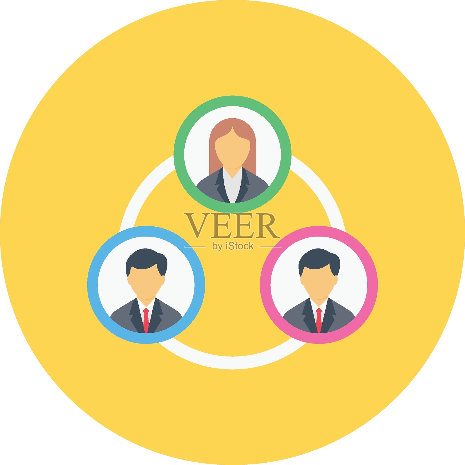 团队合作插画图片素材