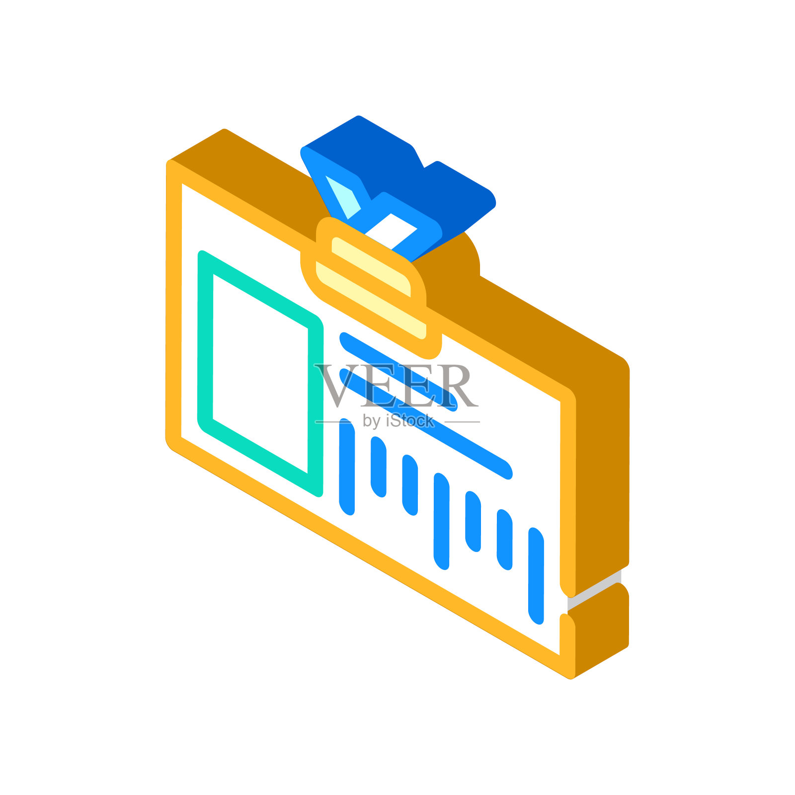 卖方徽章等角图标矢量插图插画图片素材