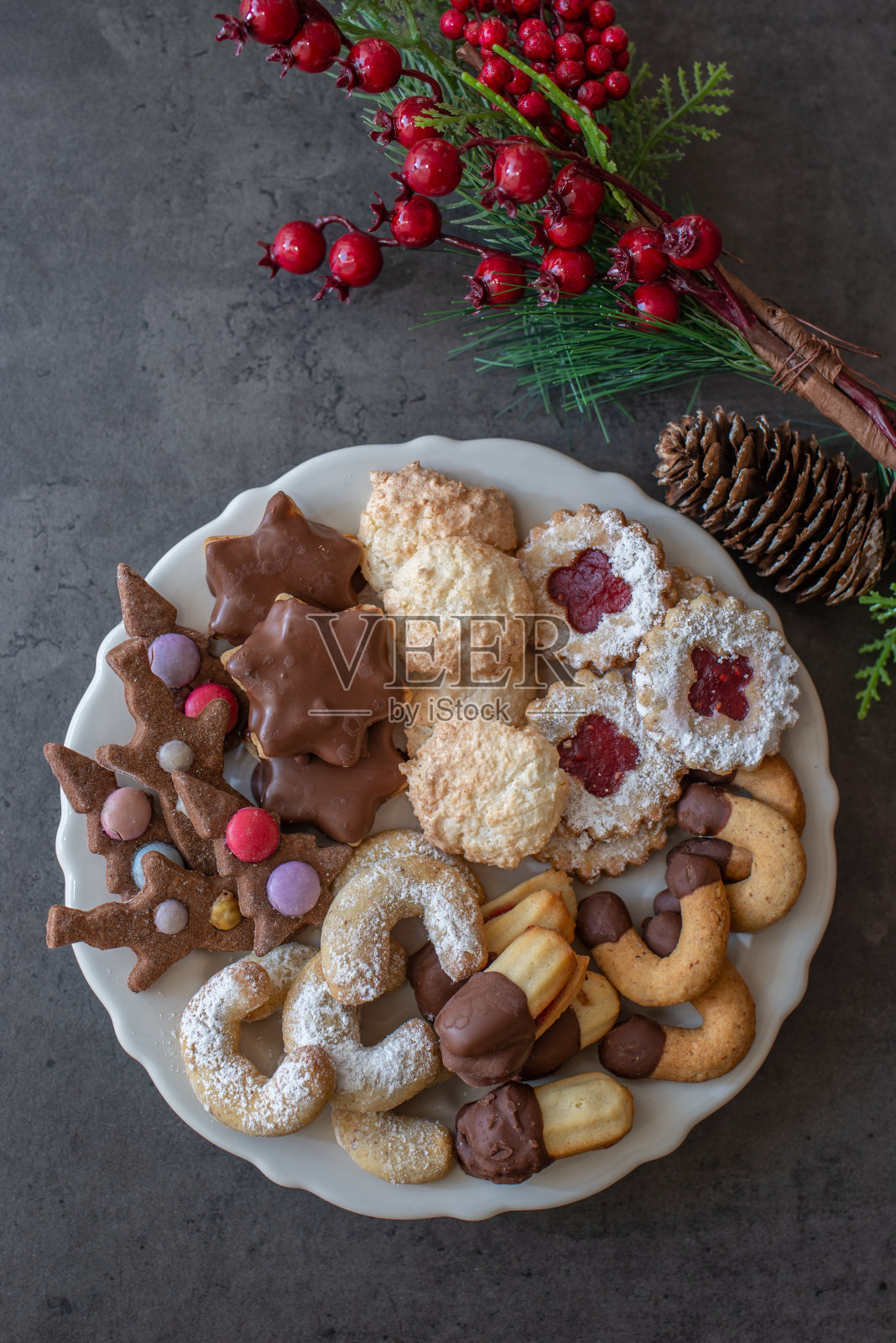 德国圣诞饼干照片摄影图片