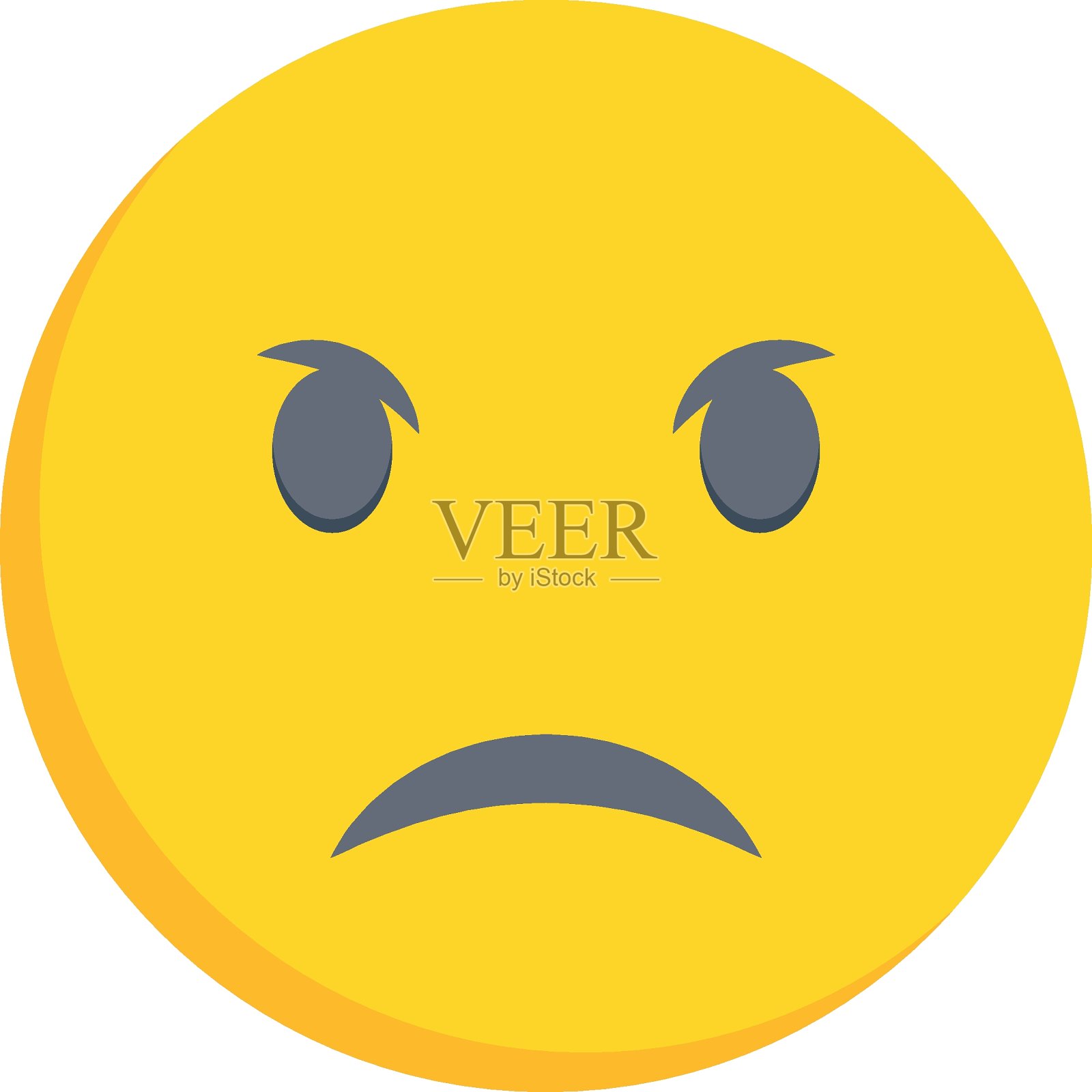 恼怒的设计元素图片