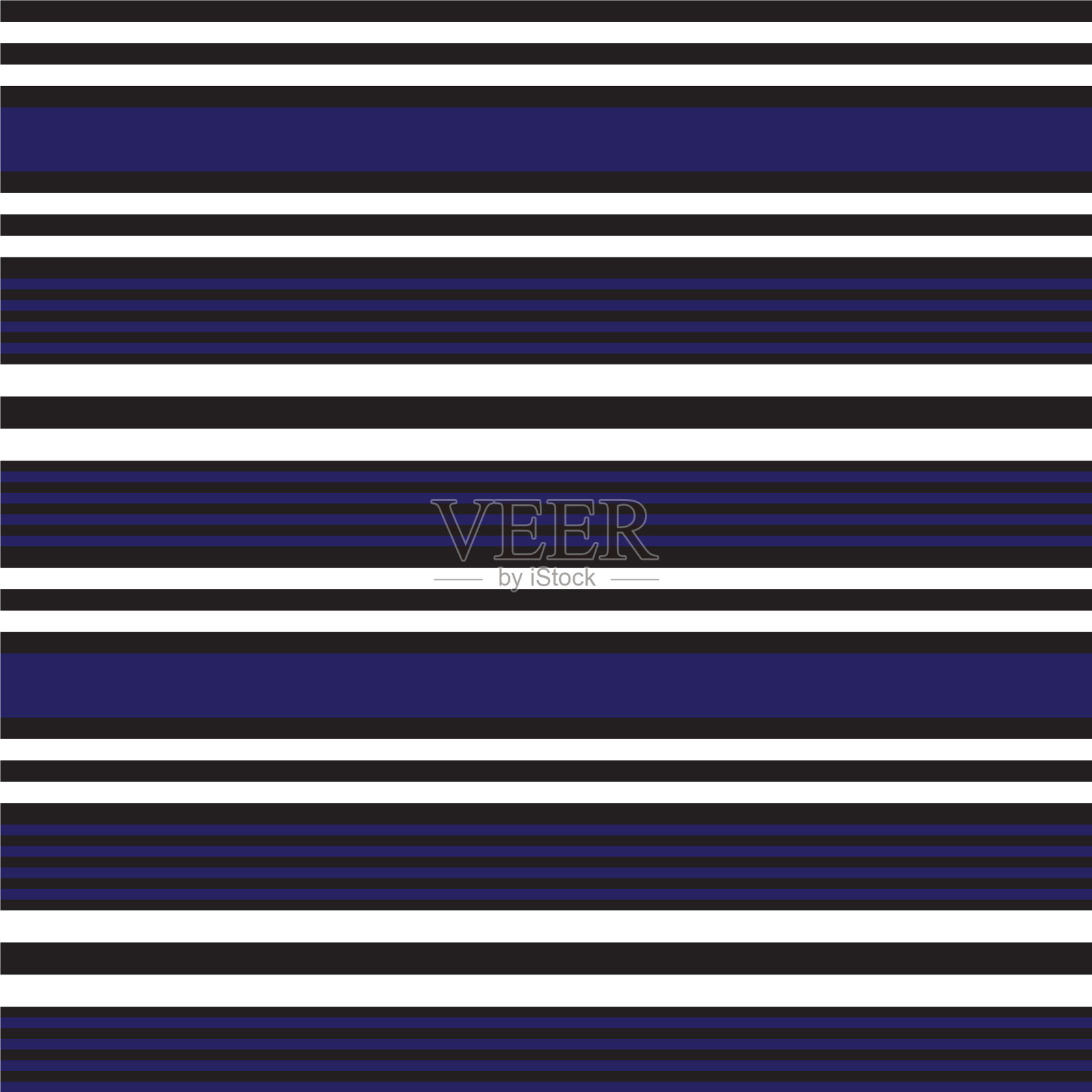 蓝色条纹无缝图案背景中插画图片素材