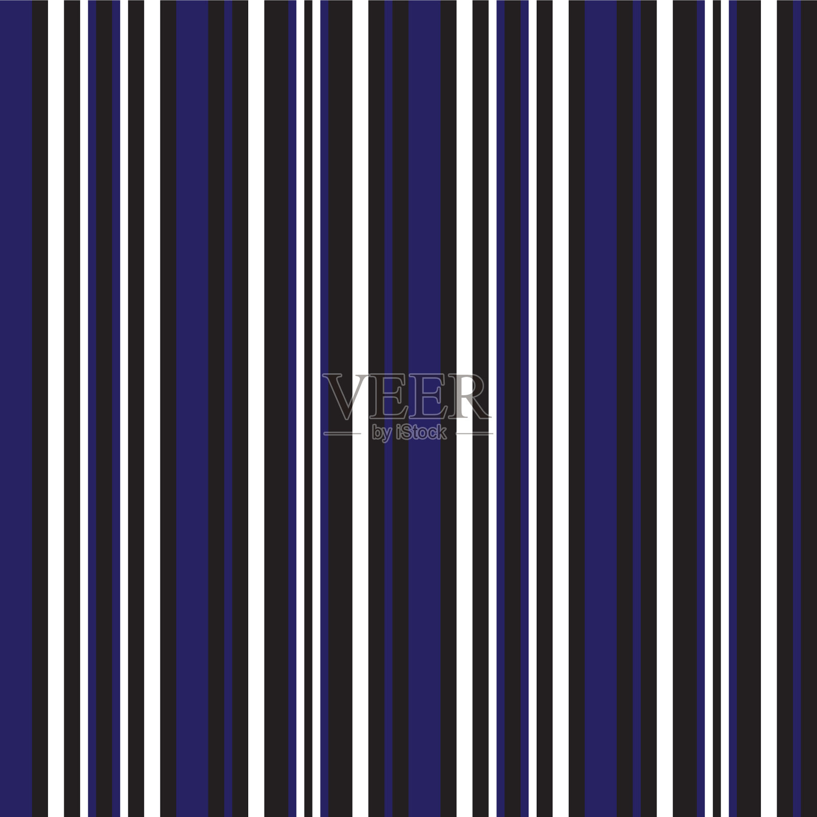 蓝色条纹无缝图案背景中插画图片素材