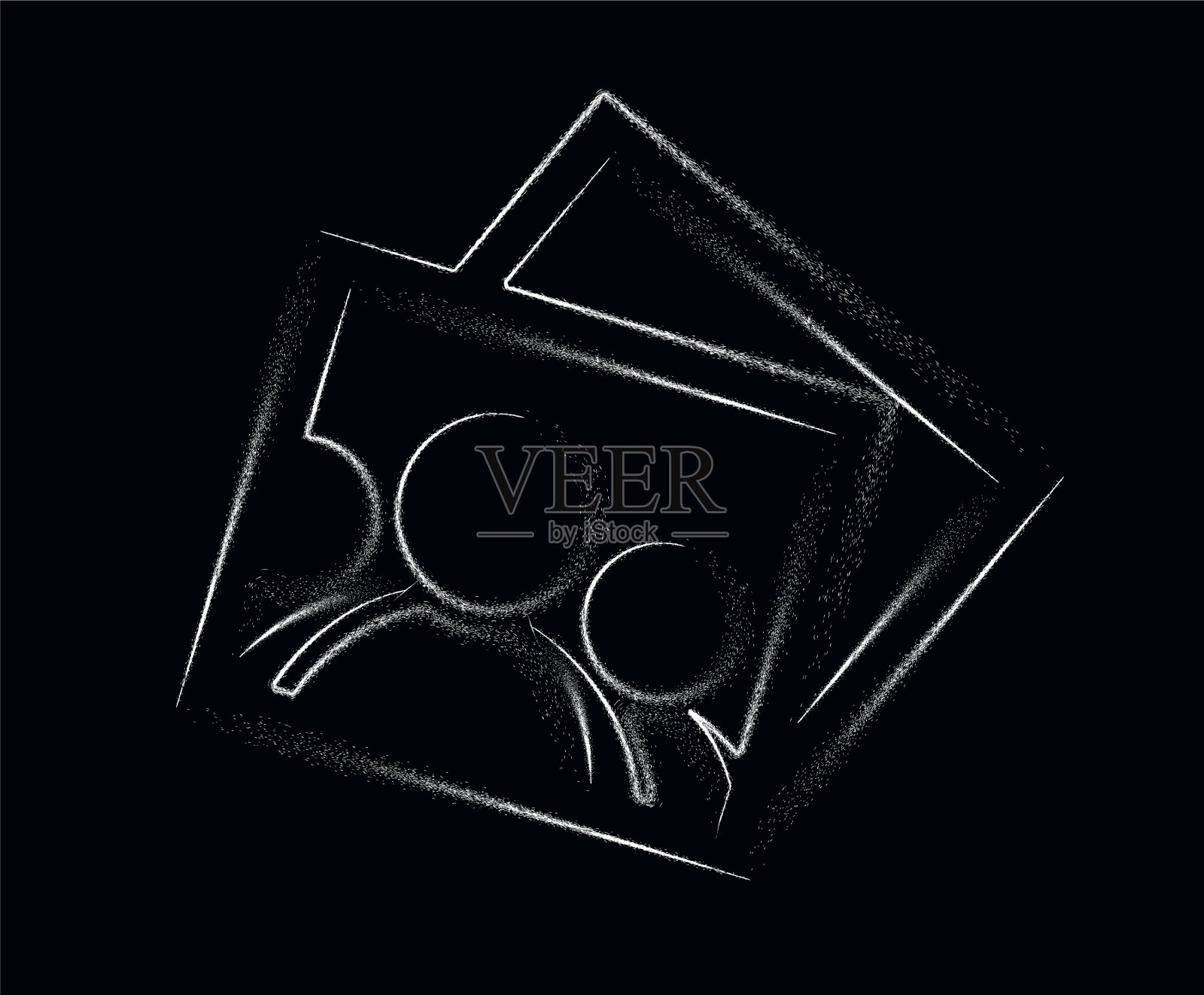 照片方框线条艺术插画图片素材