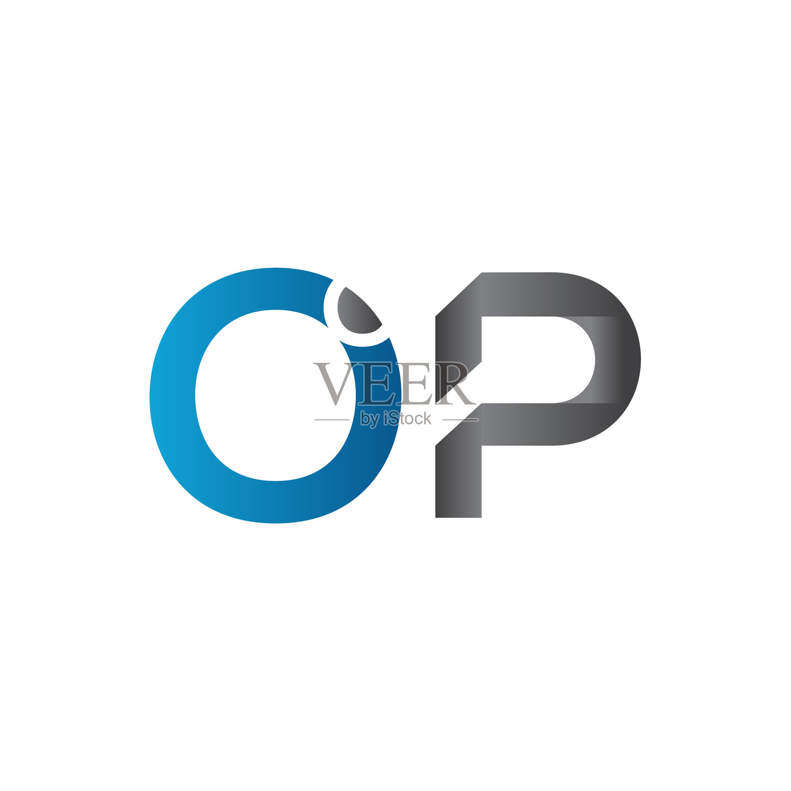 首字母op标志设计模板摘要设计元素图片