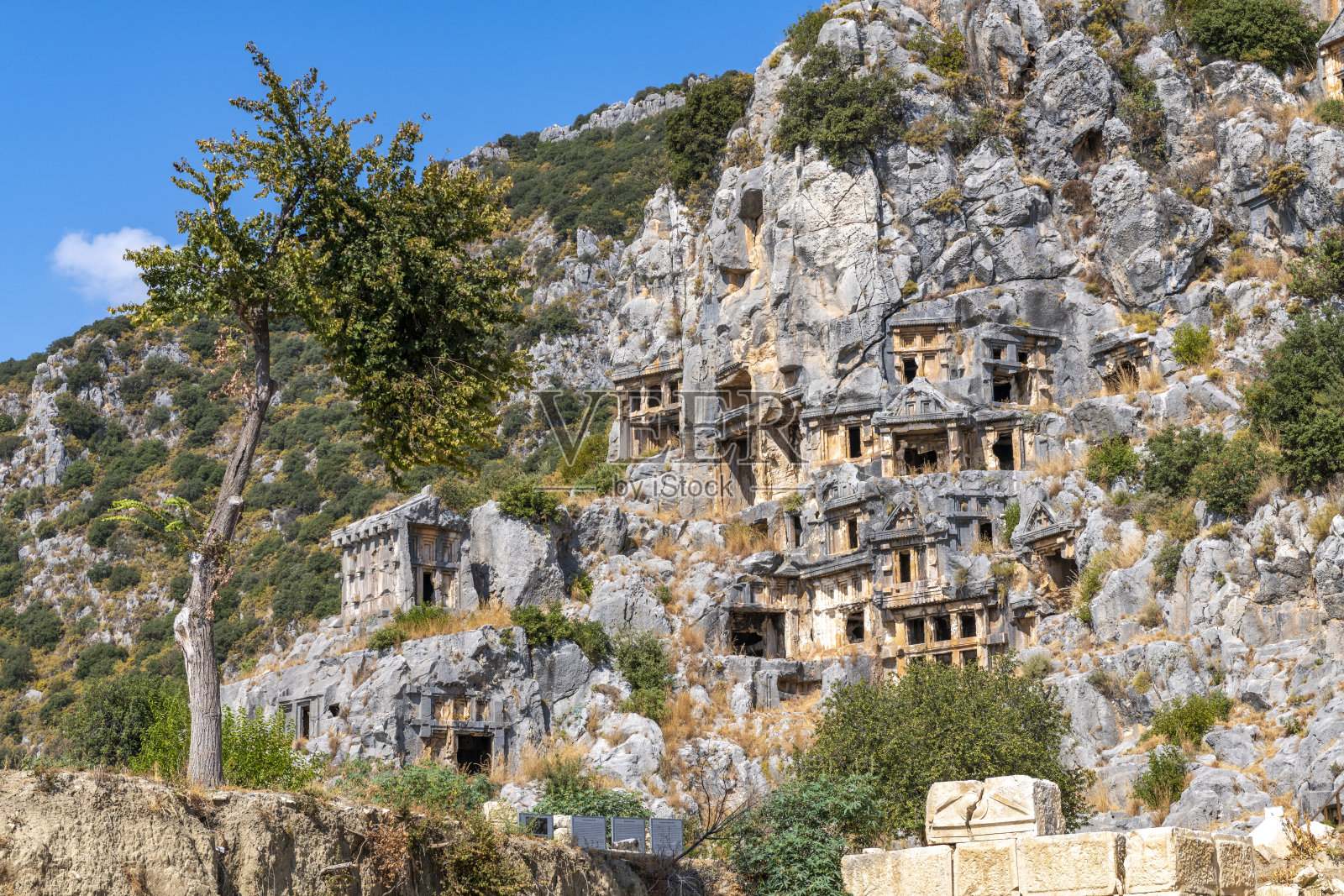 土耳其安塔利亚的迈拉古城。照片摄影图片