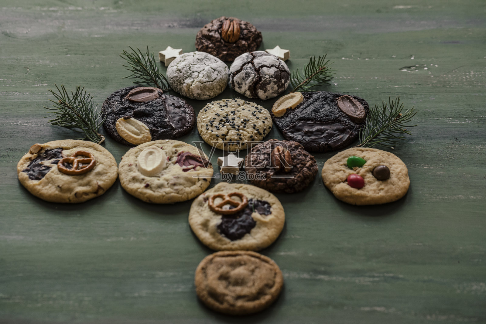 圣诞饼干照片摄影图片