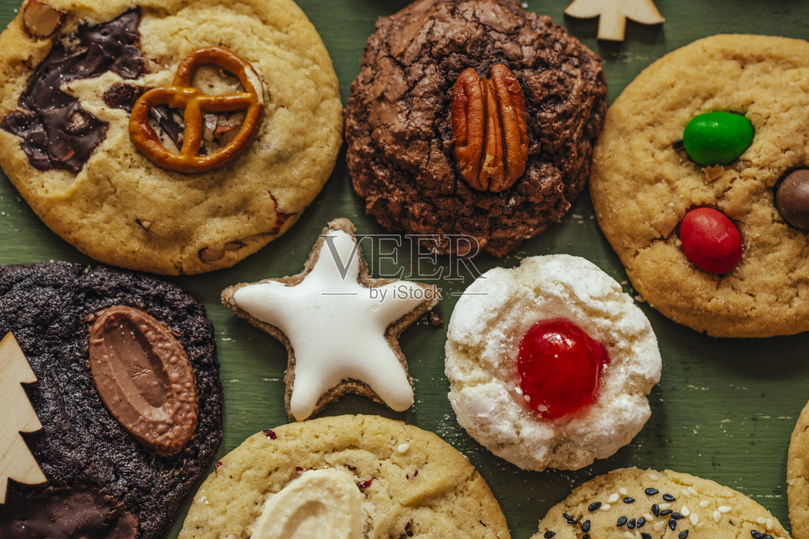 圣诞饼干照片摄影图片