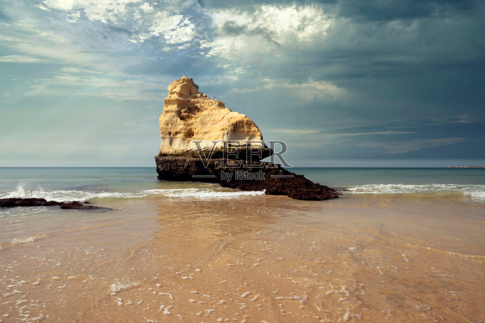 葡萄牙美丽的海边照片摄影图片