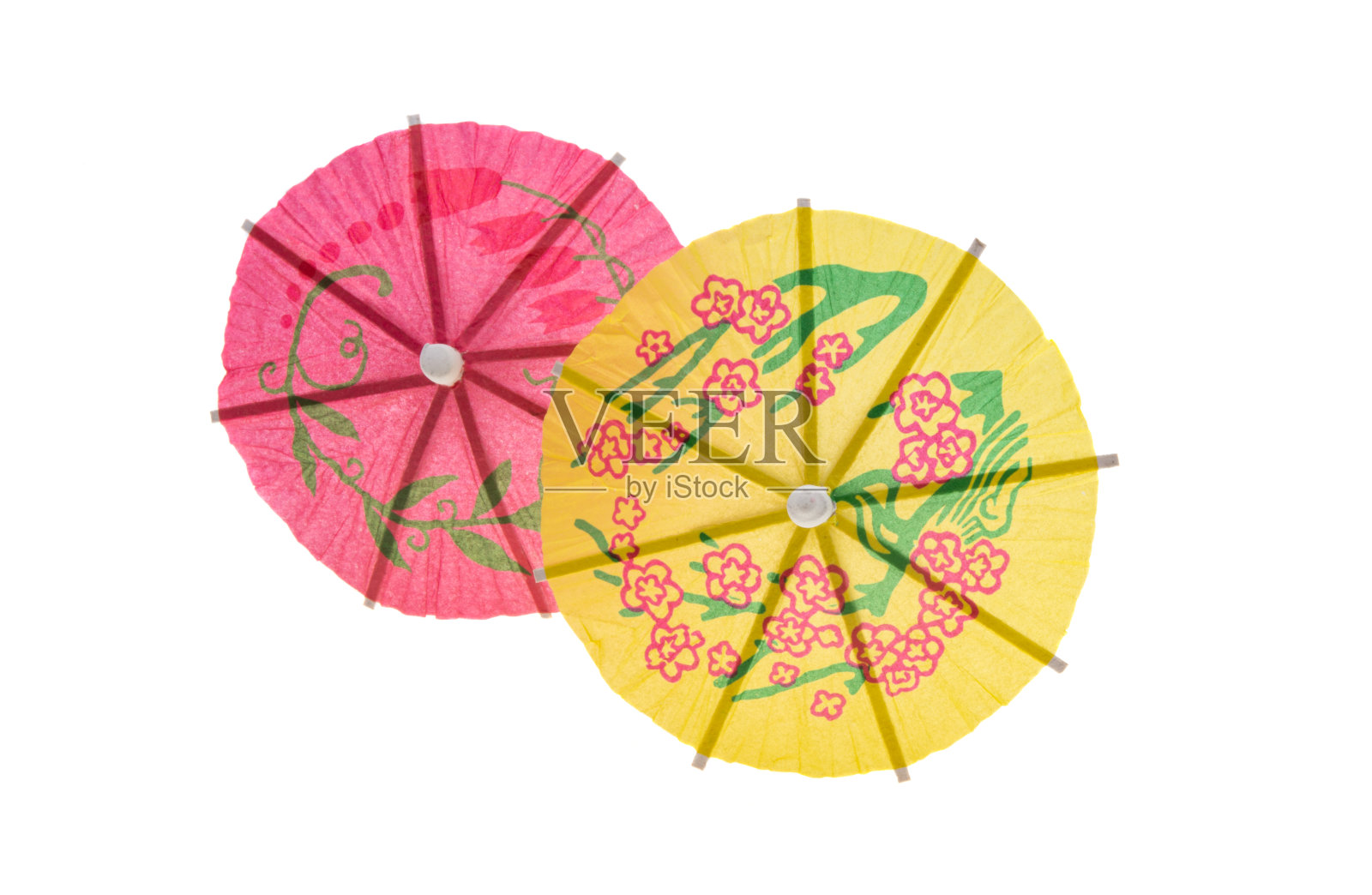 鸡尾酒雨伞孤立照片摄影图片