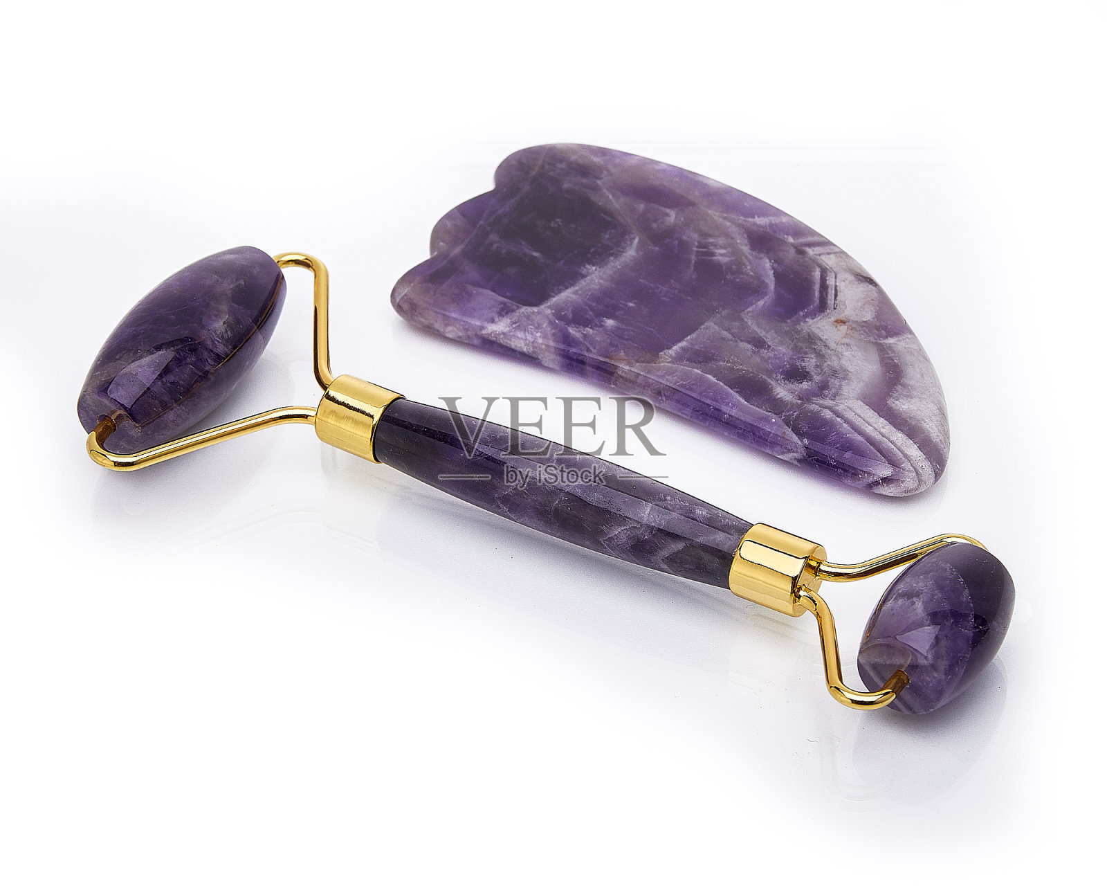 宝石治疗辊照片摄影图片