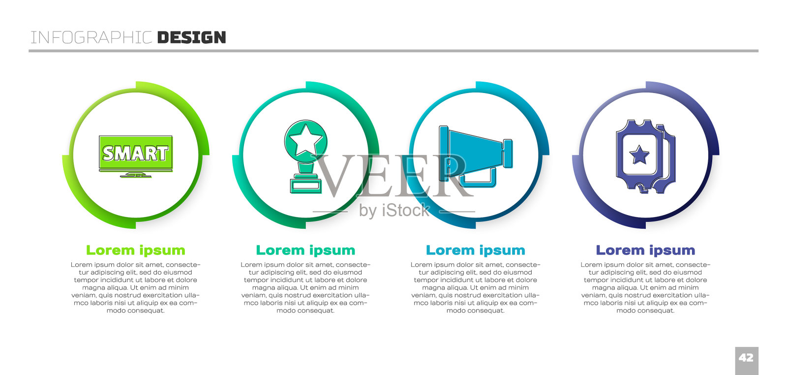 设置屏幕电视智能视频电影奖杯插画图片素材