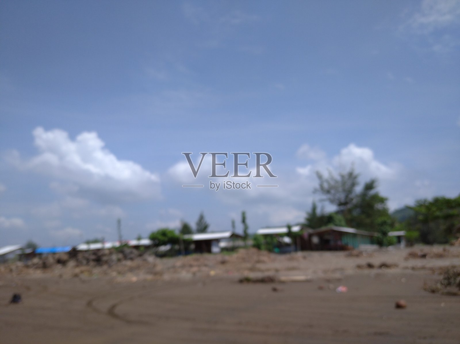 海滩模糊图像失焦照片摄影图片