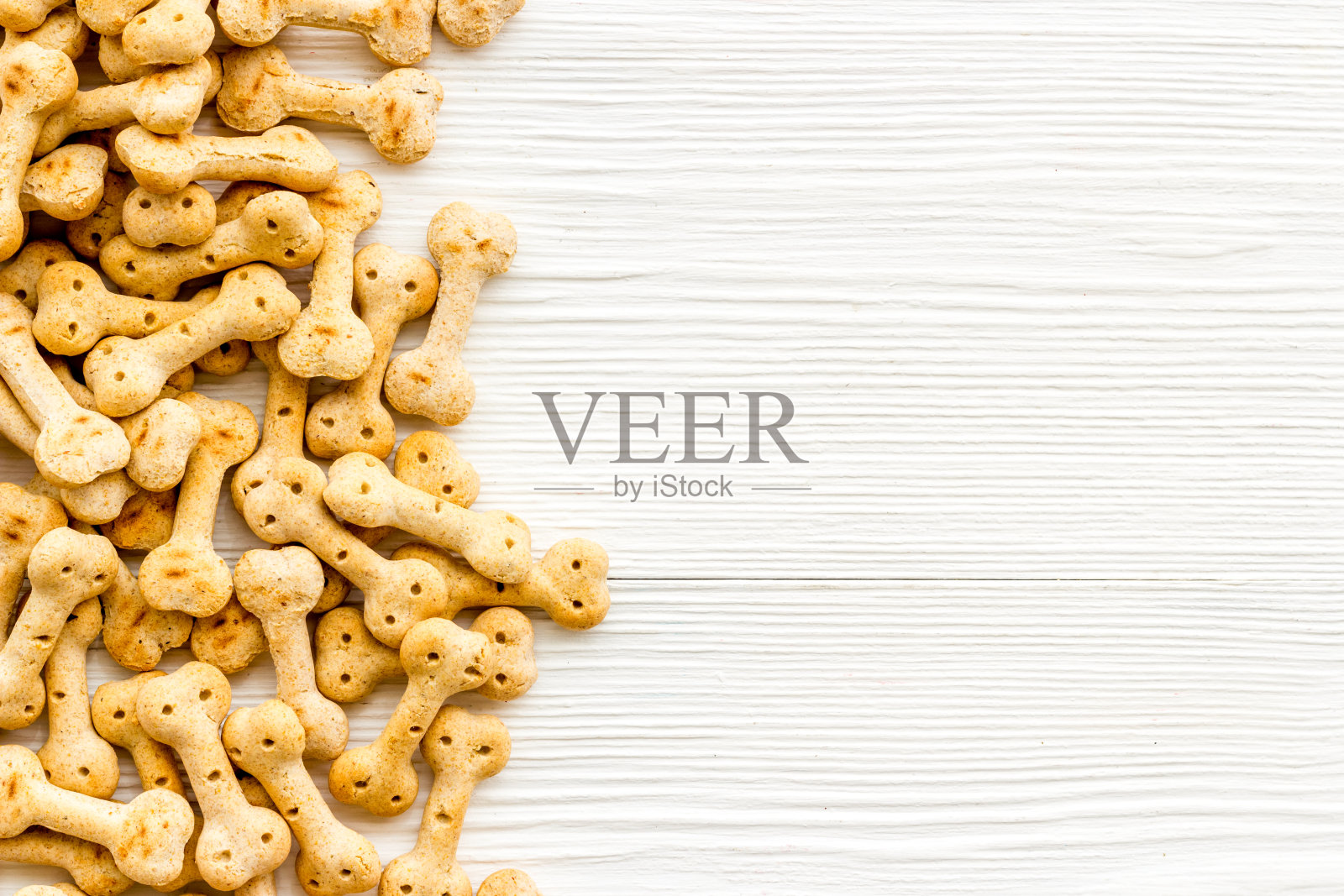 干宠物狗粮背景与拷贝空间。以上观点照片摄影图片