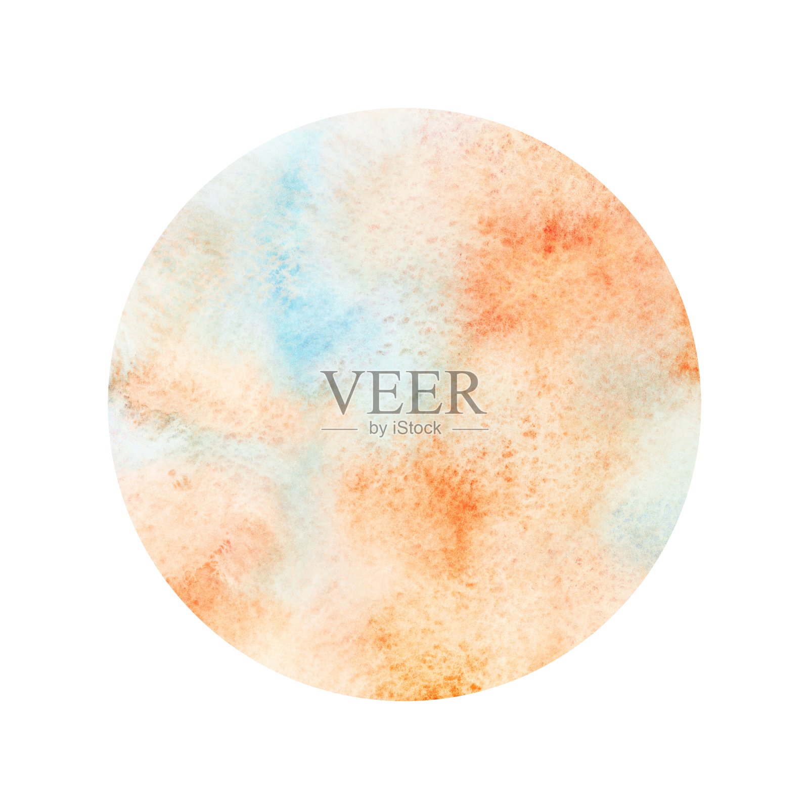 抽象水彩画的纹理。棕色和蓝色插画图片素材