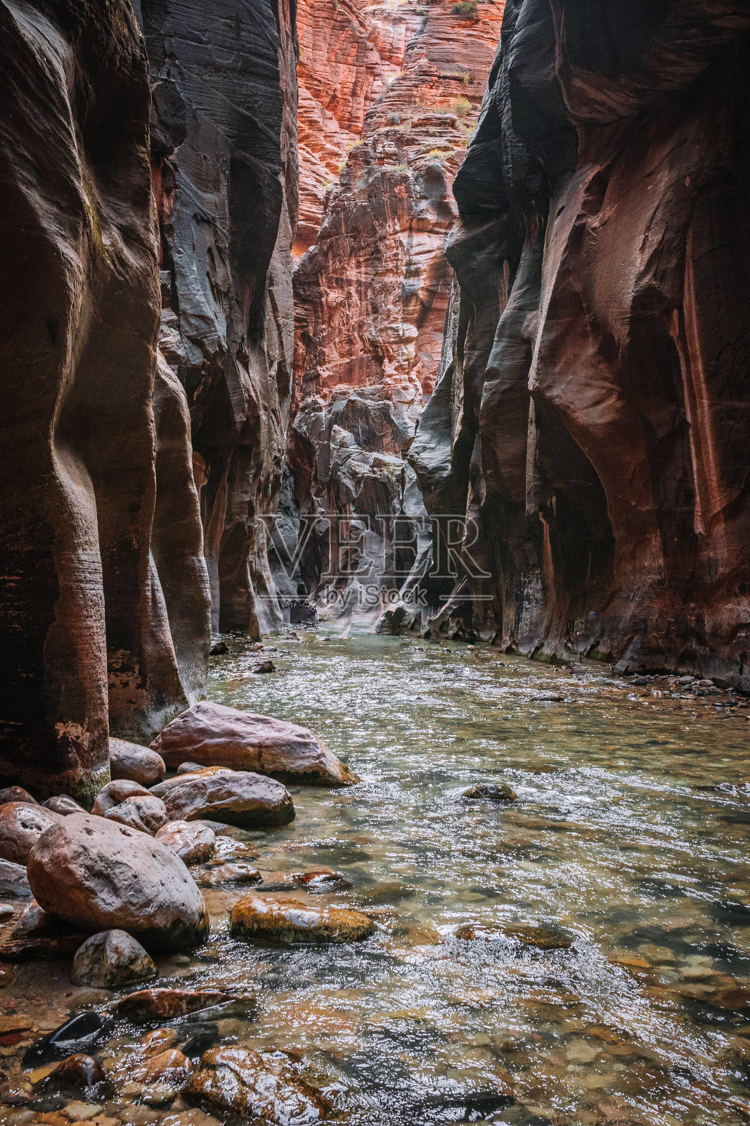 锡安的缩小照片摄影图片