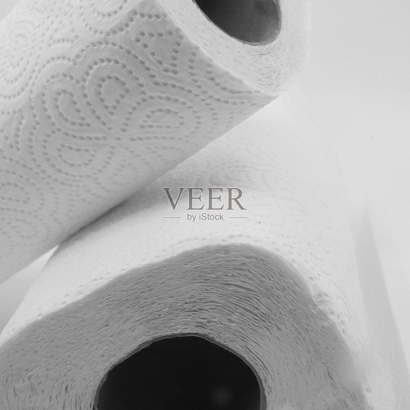 纸巾和白色背景照片摄影图片