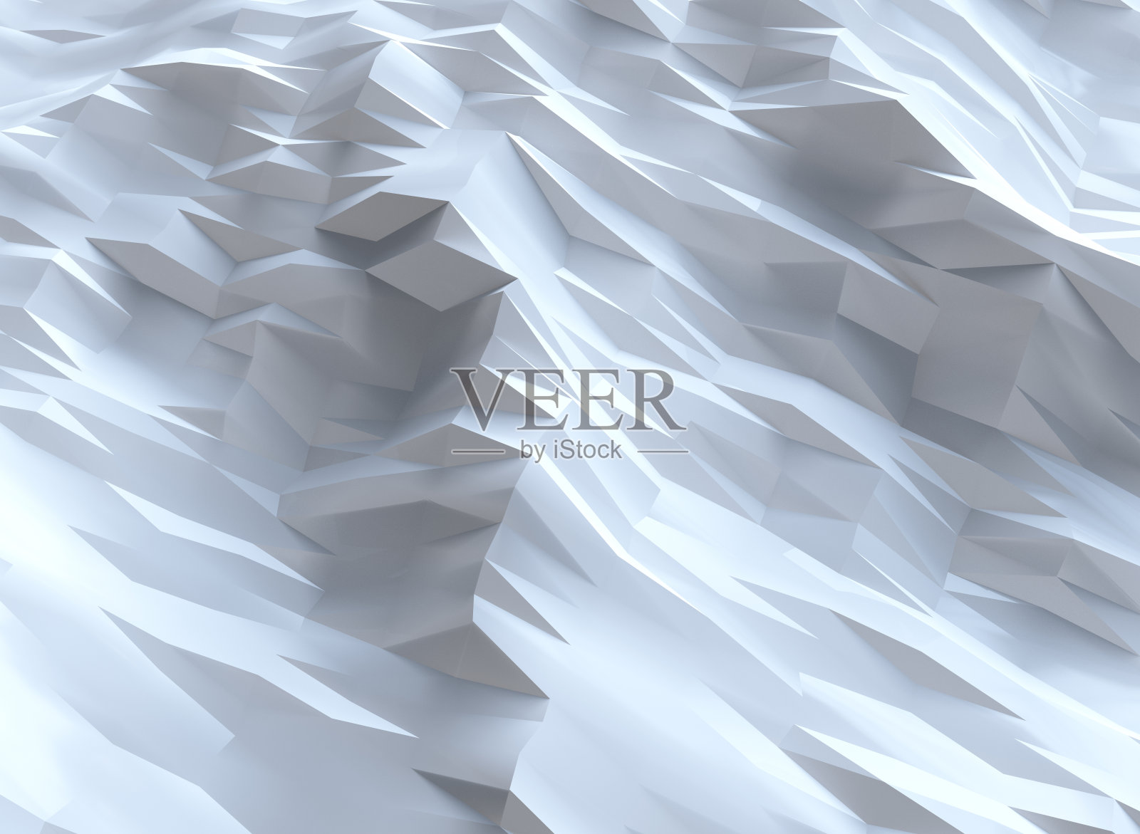 在白色背景上的多边形的抽象背景照片摄影图片