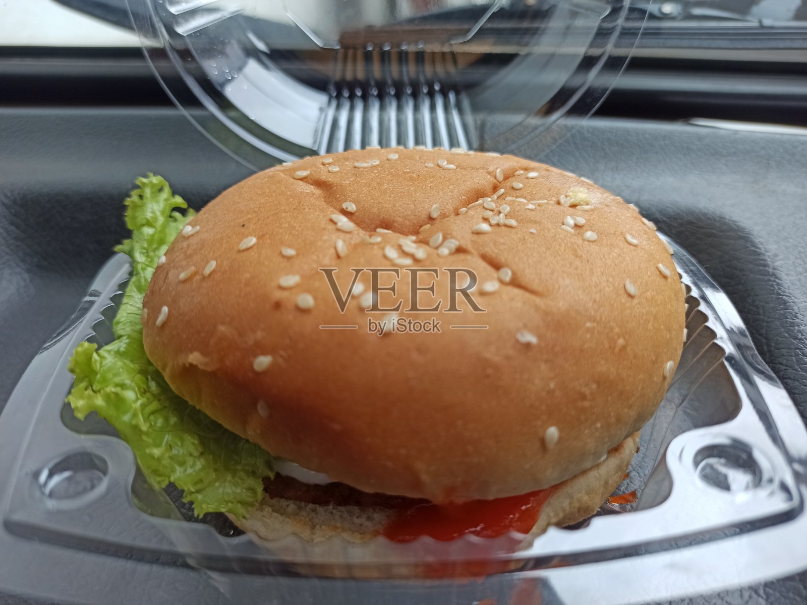 生日汉堡照片摄影图片